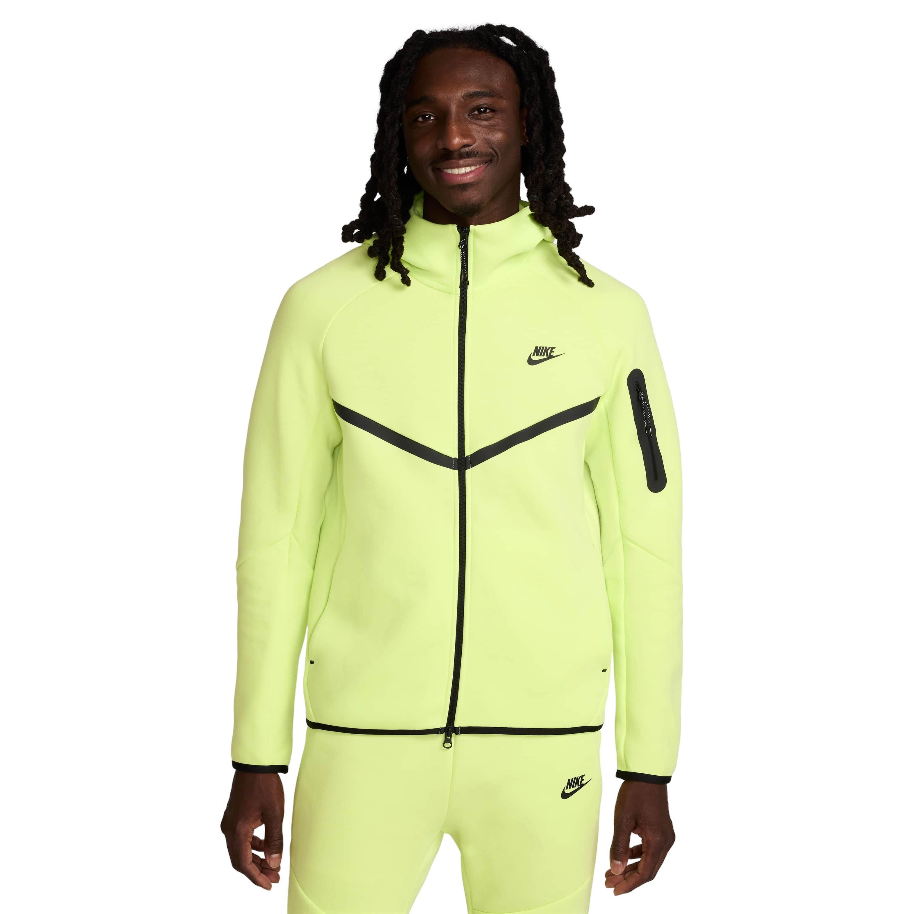 Nike Men's Tech Full-Zip Windrunner Jacket - YELLOW Thumbnail View 1