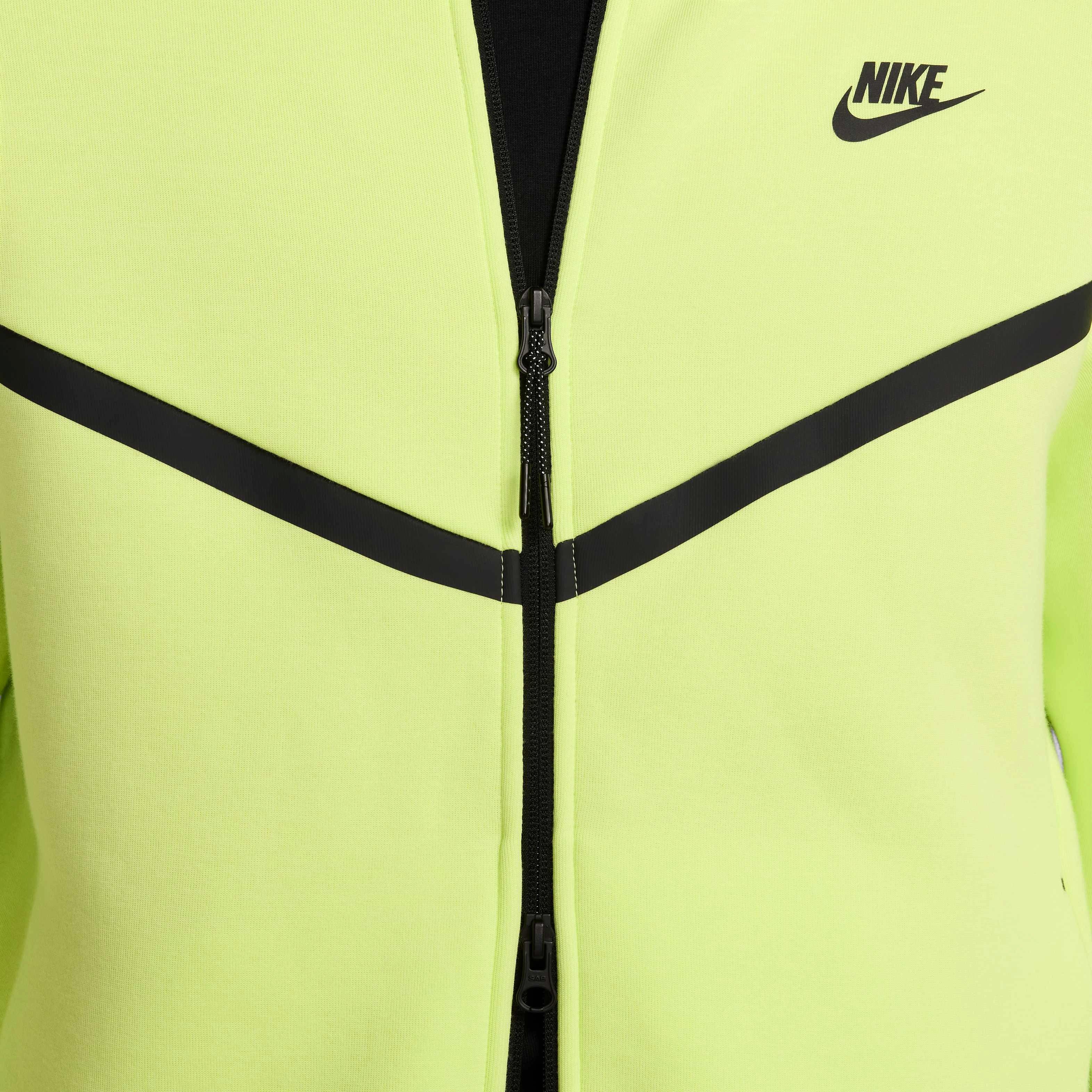 Nike Men's Tech Full-Zip Windrunner Jacket - YELLOW Thumbnail View 5