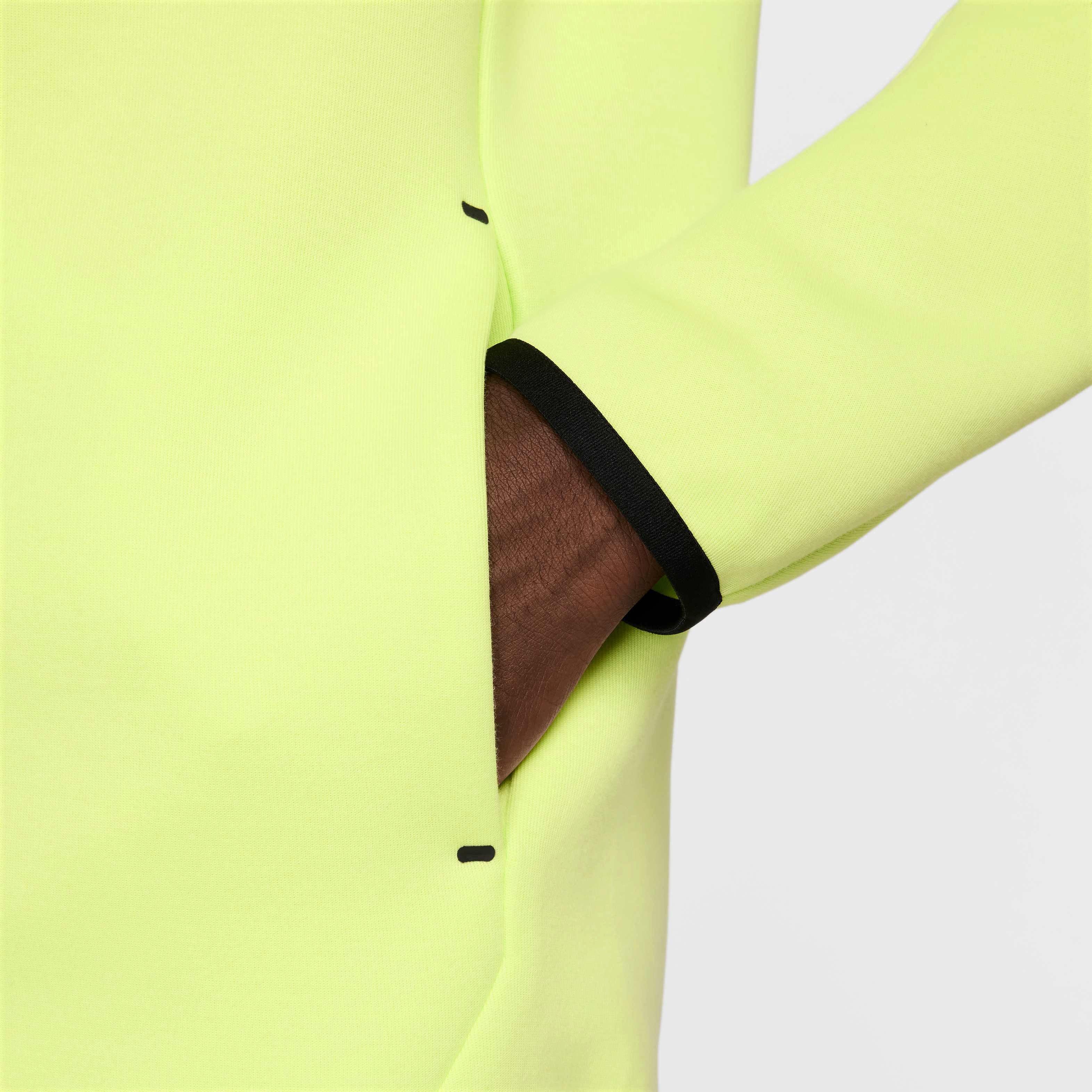 Nike Men's Tech Full-Zip Windrunner Jacket - YELLOW Thumbnail View 7