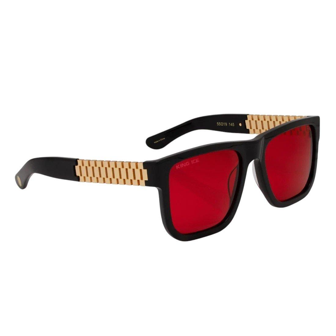 King Ice Mt. Olympus Rollie Red Sunglasses - RED