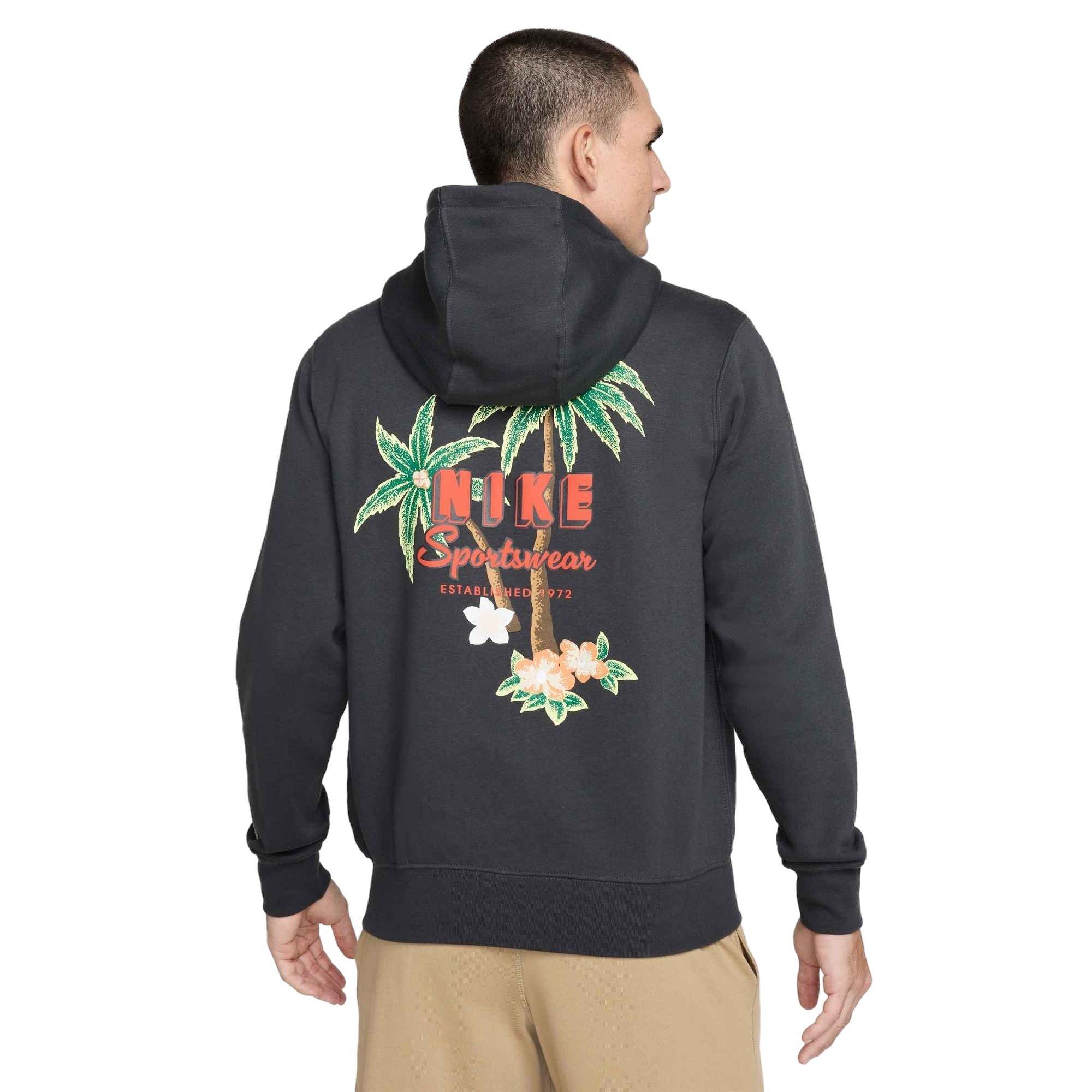 Nike Men's​ Club Sweet Full​-Zip Fleece ​Jacket​ - GREY Thumbnail View 2