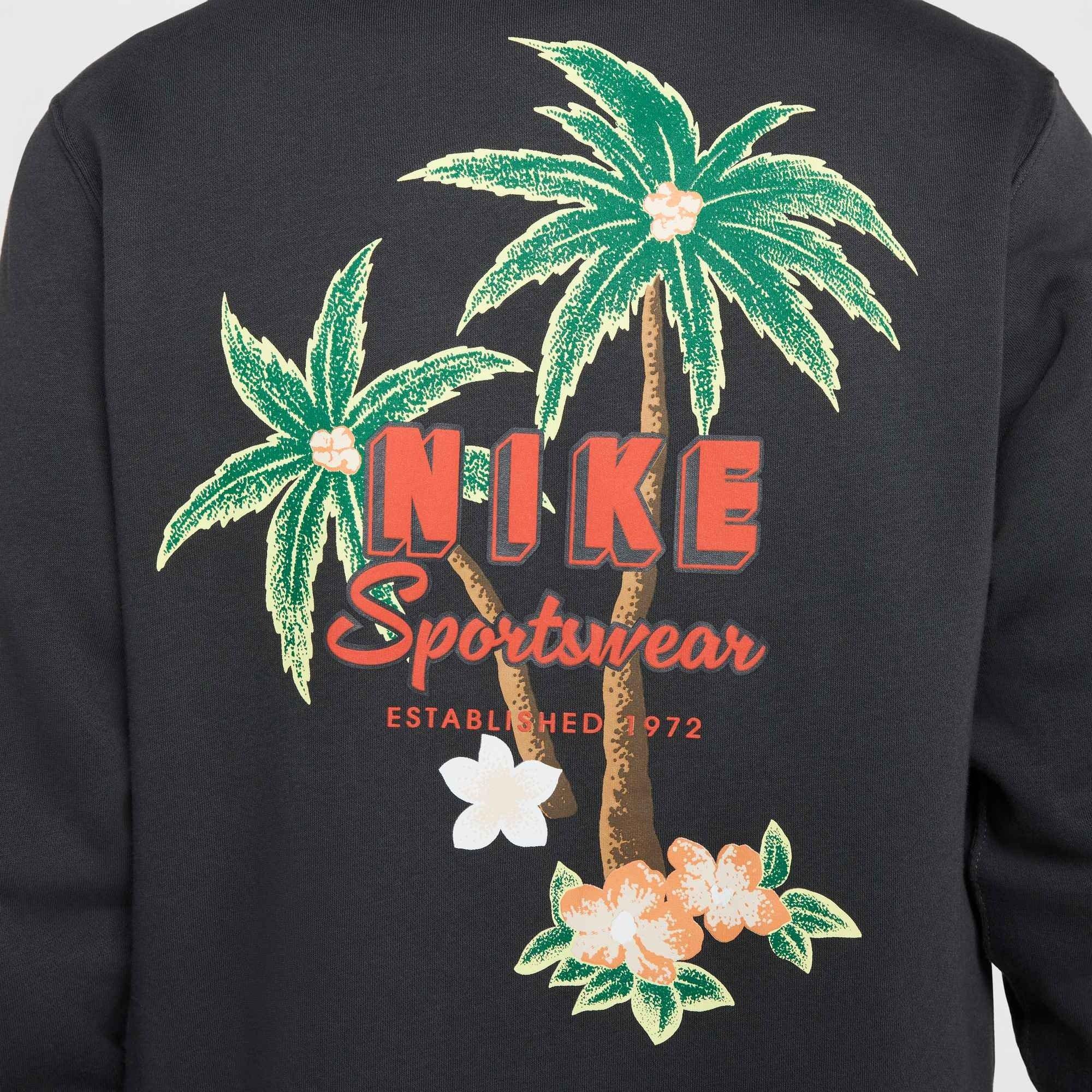 Nike Men's​ Club Sweet Full​-Zip Fleece ​Jacket​ - GREY Thumbnail View 6