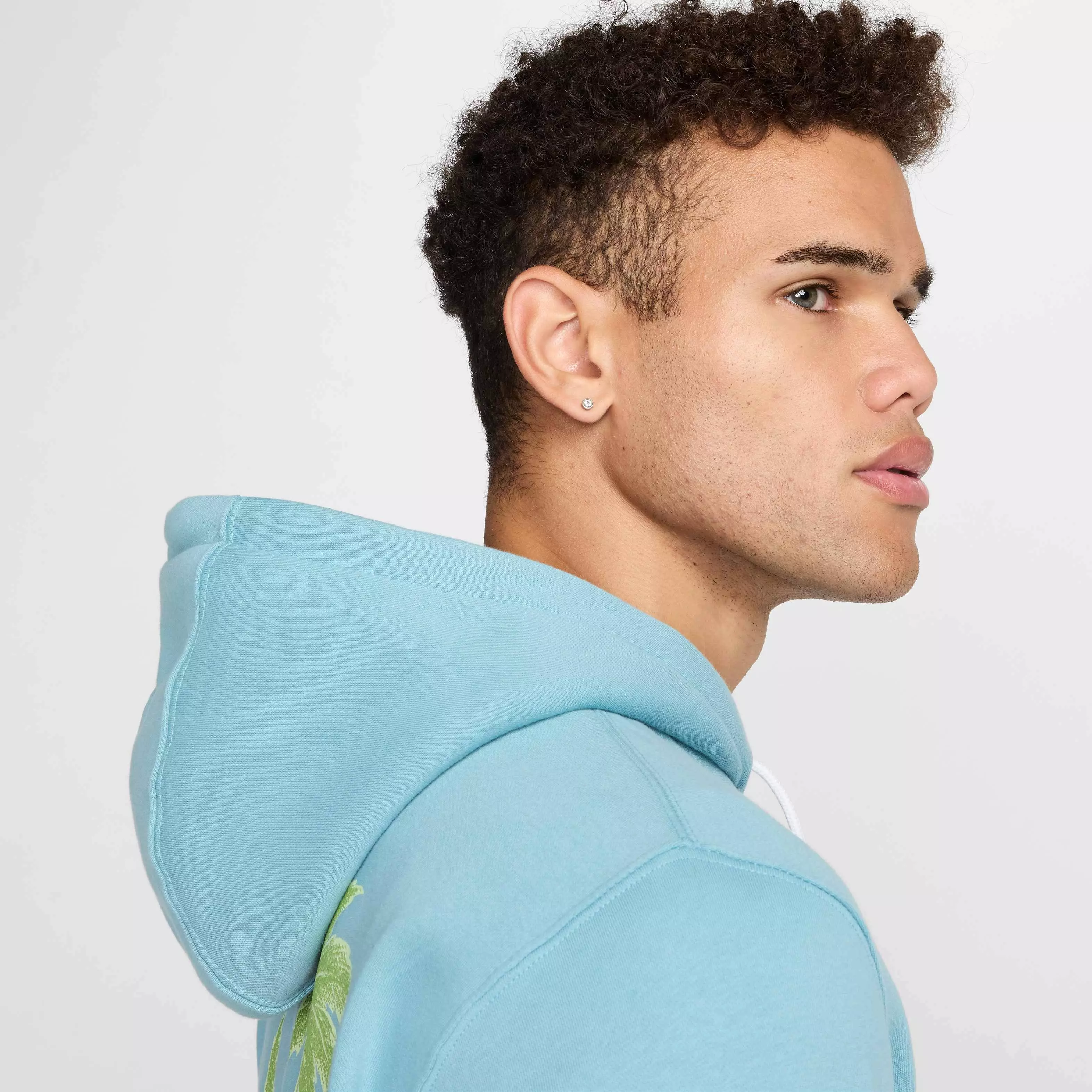 Nike Men's​ Club Sweet Full​-Zip Fleece ​Jacket​ - TURQUOISE 