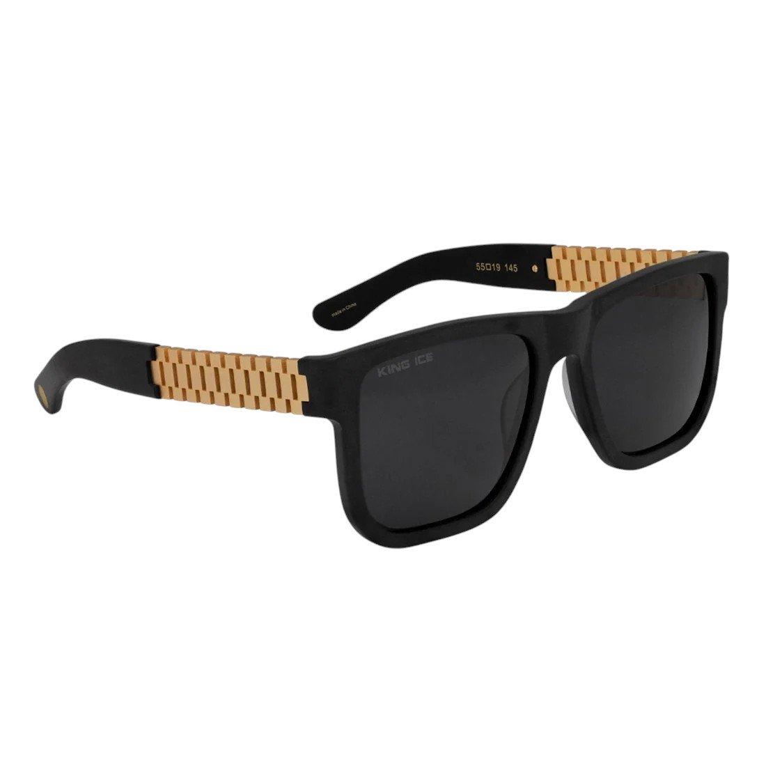 King Ice Mt. Olympus Rollie Black Sunglasses - BLACK