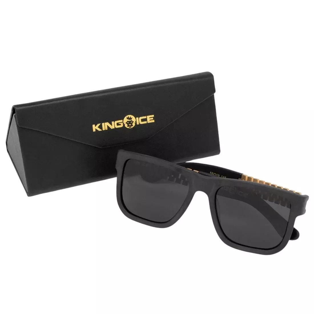 King Ice Mt. Olympus Rollie Black Sunglasses - BLACK