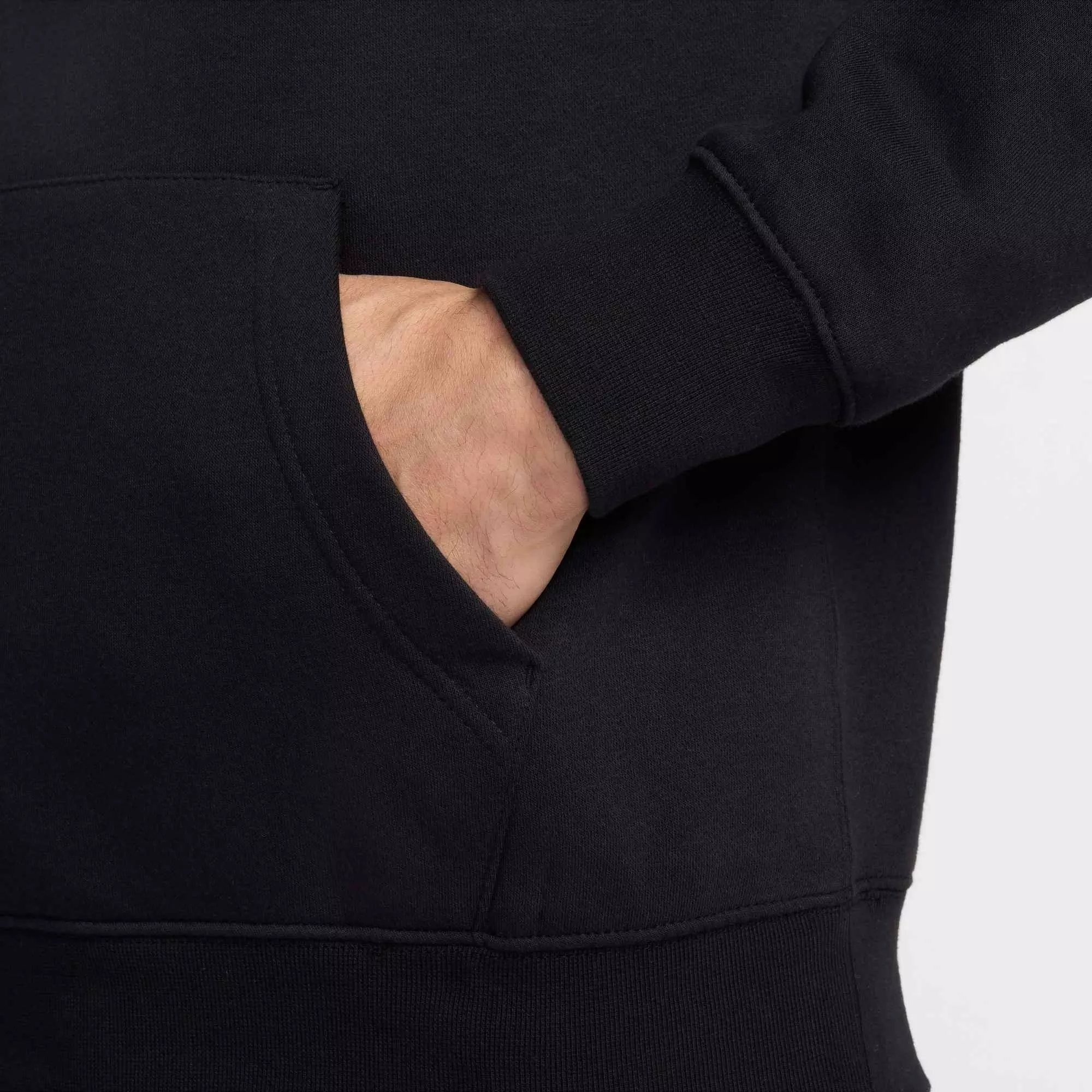 Nike Men's Club ​Pullover BB ASW Bay Fleece Hoodie - BLACK