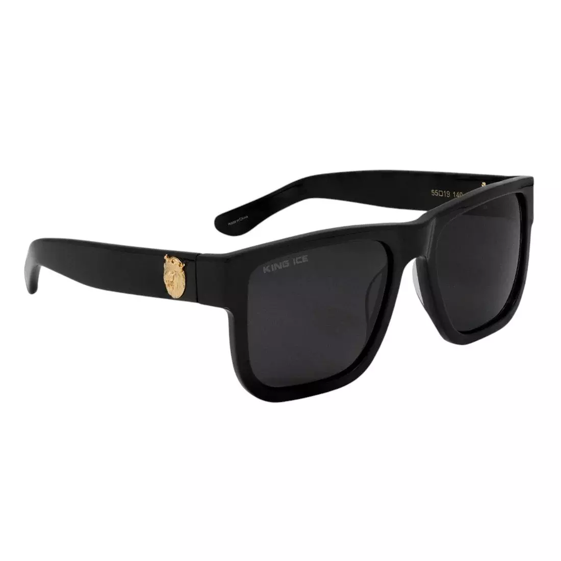 King Ice Mt. Olympus Loc Black Sunglasses - BLACK