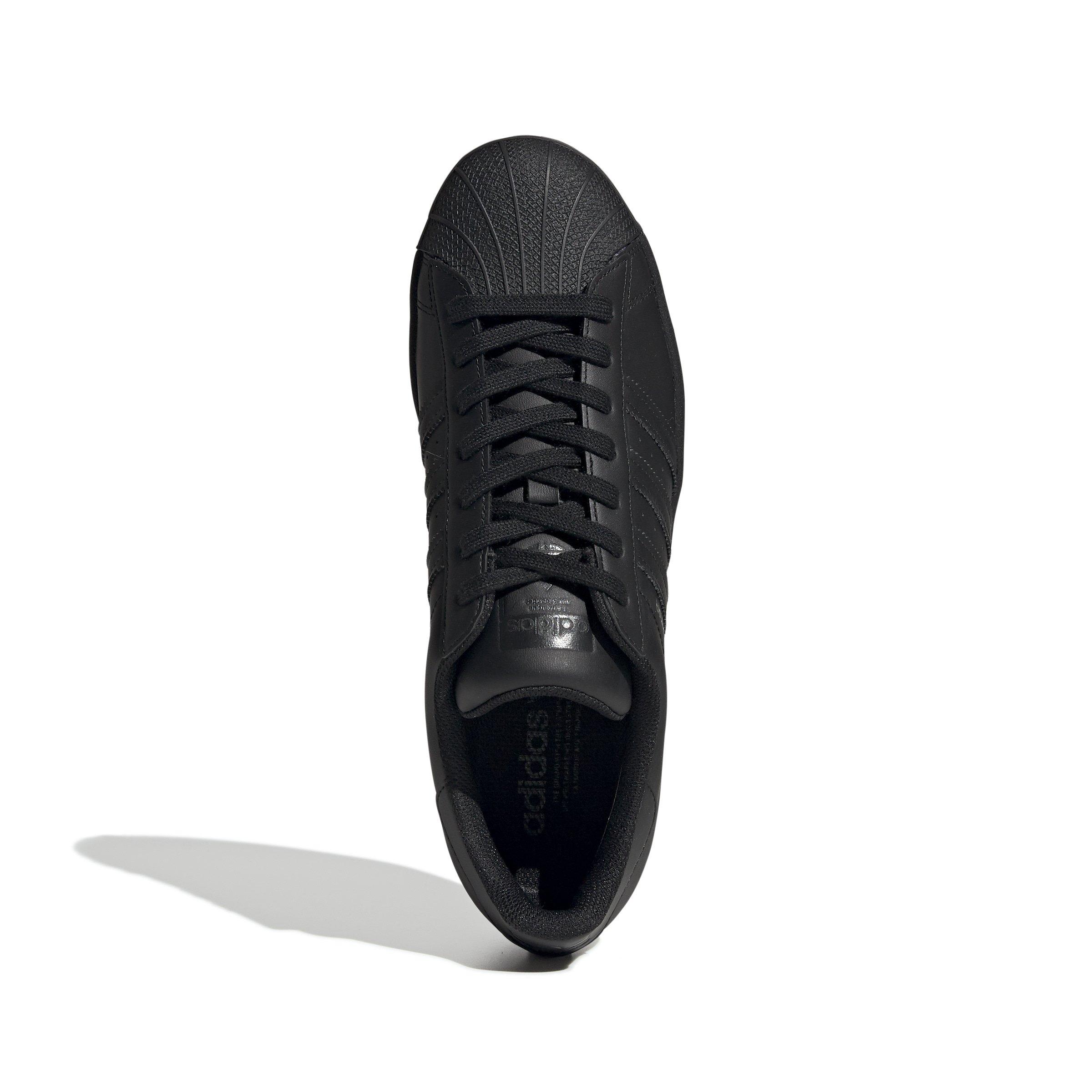 adidas Originals Superstar "Black" Grade School Boys' Shoe - BLACK Thumbnail View 3