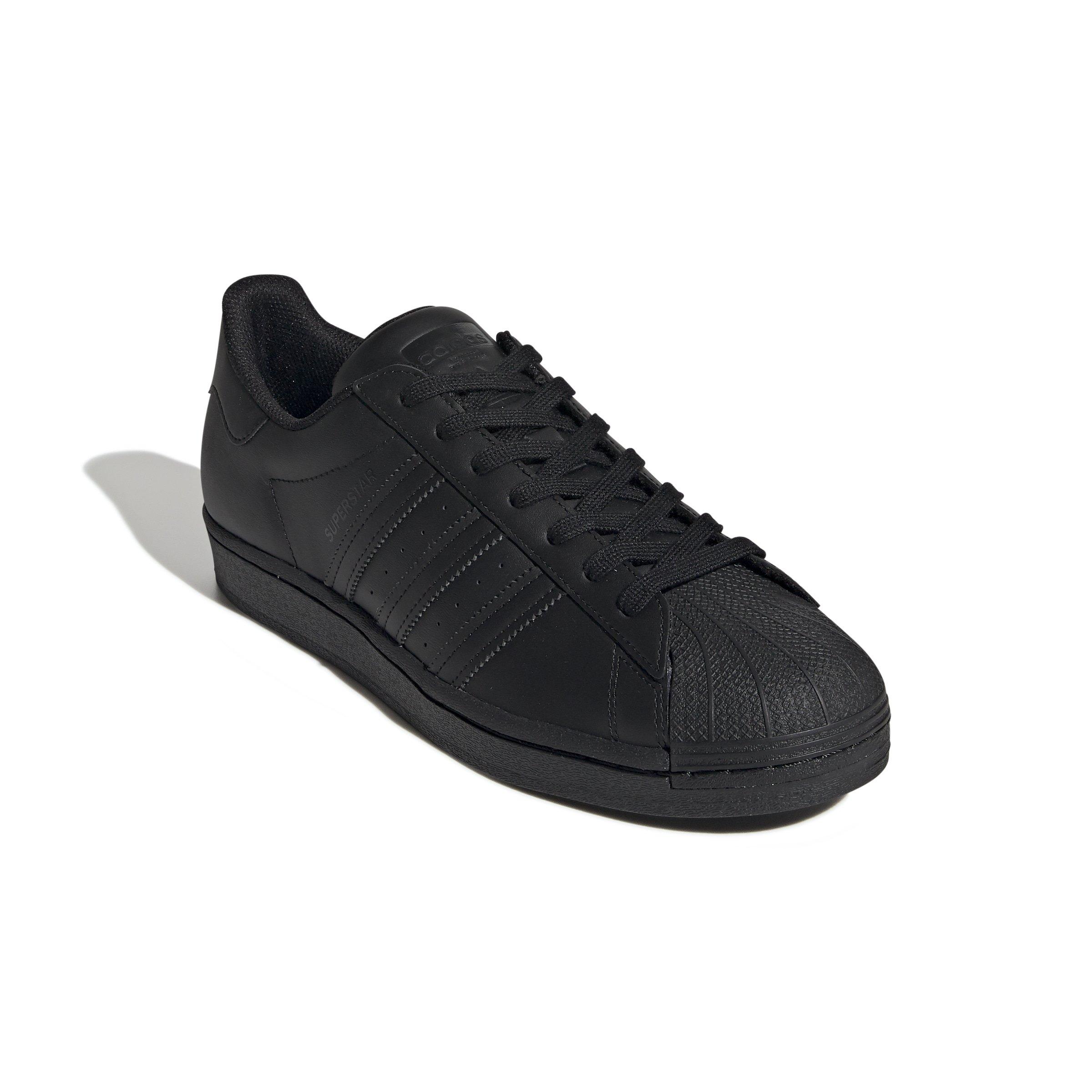 adidas Originals Superstar "Black" Grade School Boys' Shoe - BLACK Thumbnail View 5