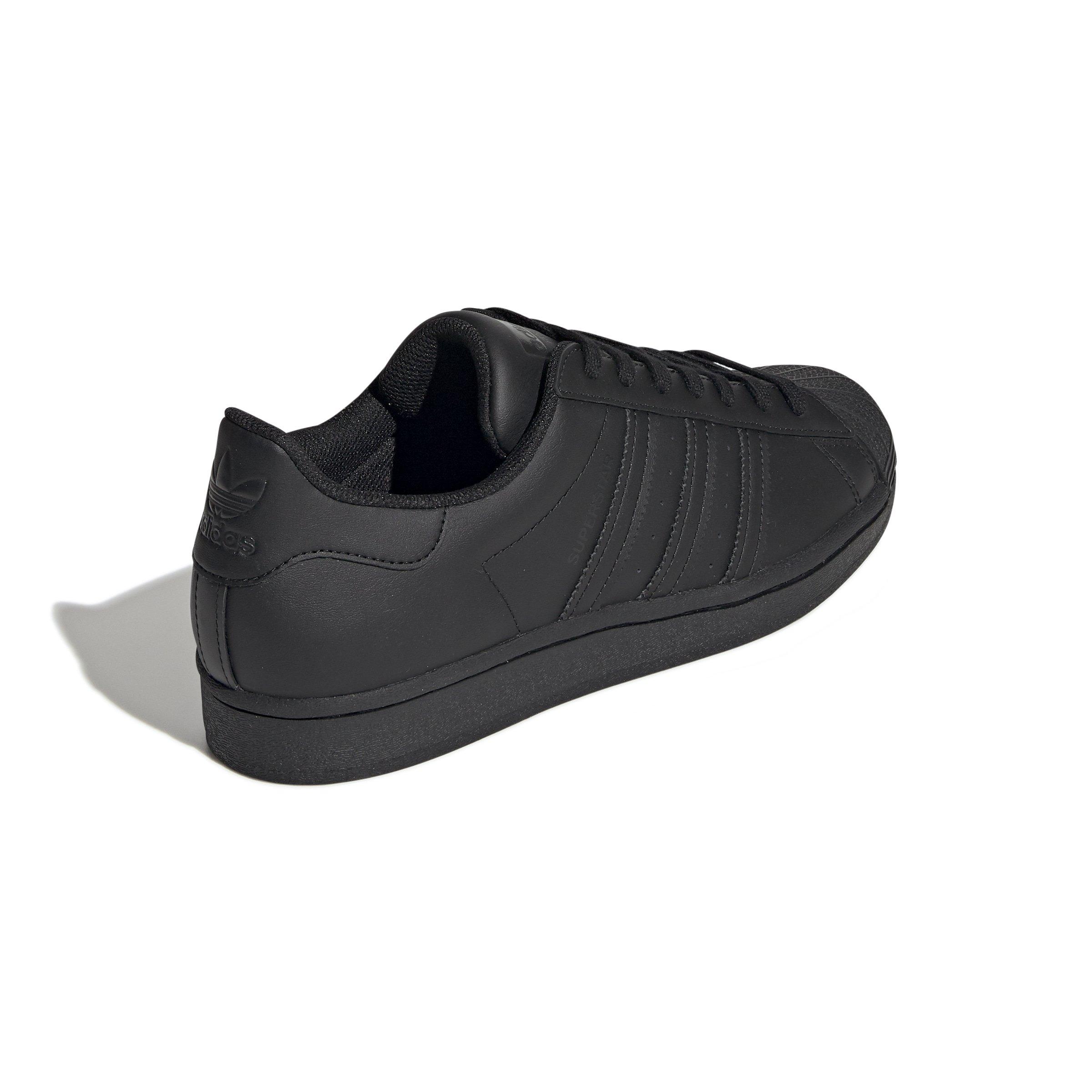 adidas Originals Superstar "Black" Grade School Boys' Shoe - BLACK Thumbnail View 6