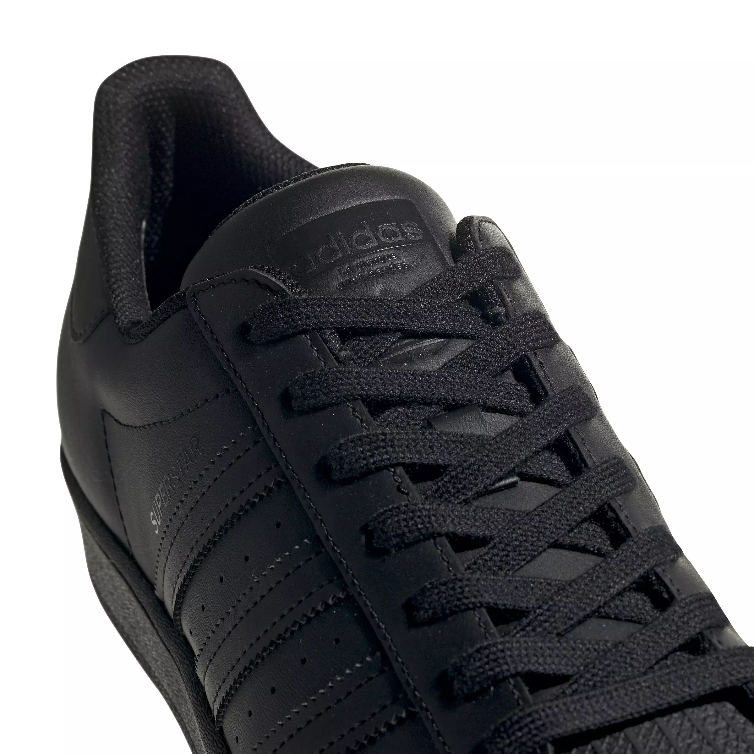adidas Originals Superstar "Black" Grade School Boys' Shoe - BLACK
