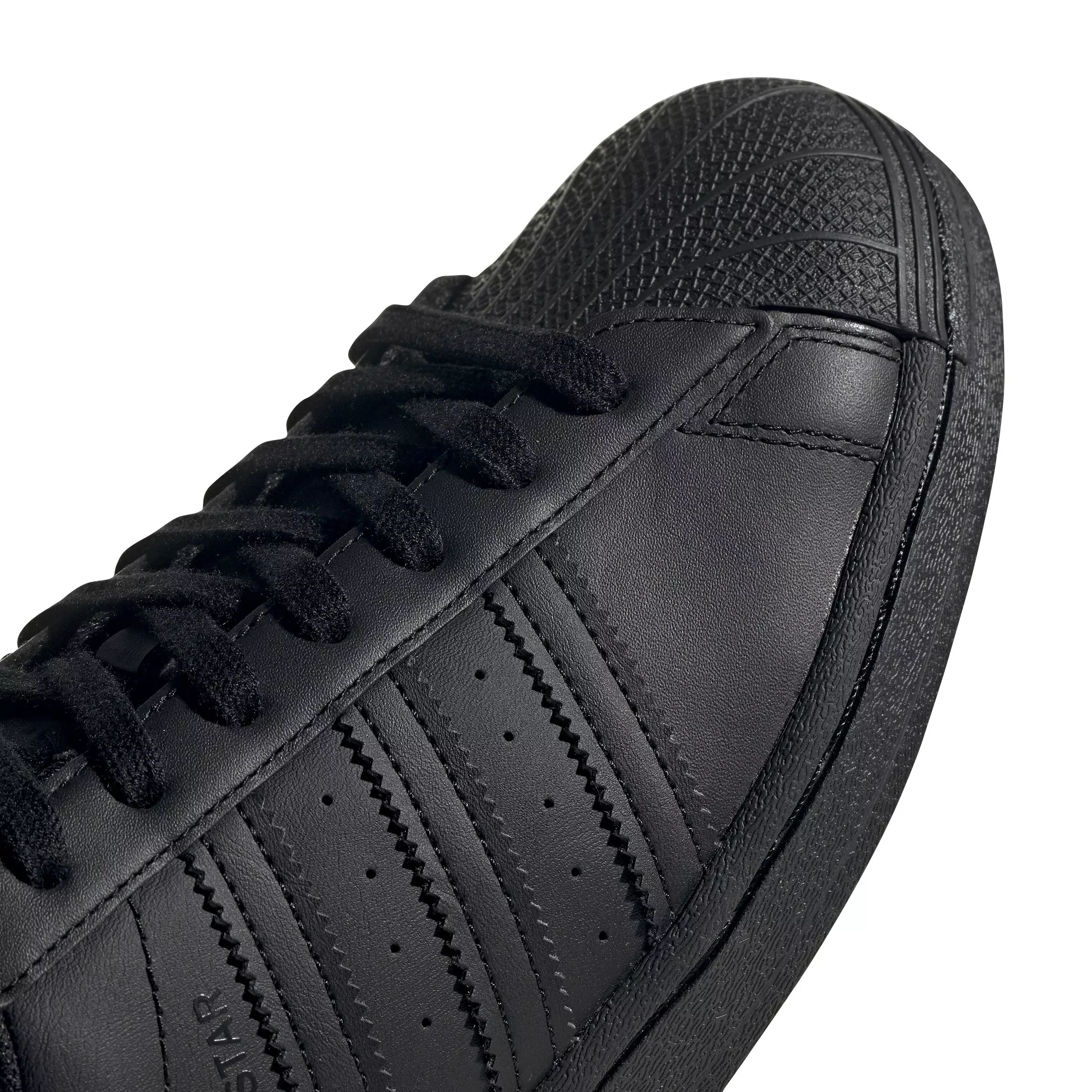adidas Originals Superstar "Black" Grade School Boys' Shoe - BLACK