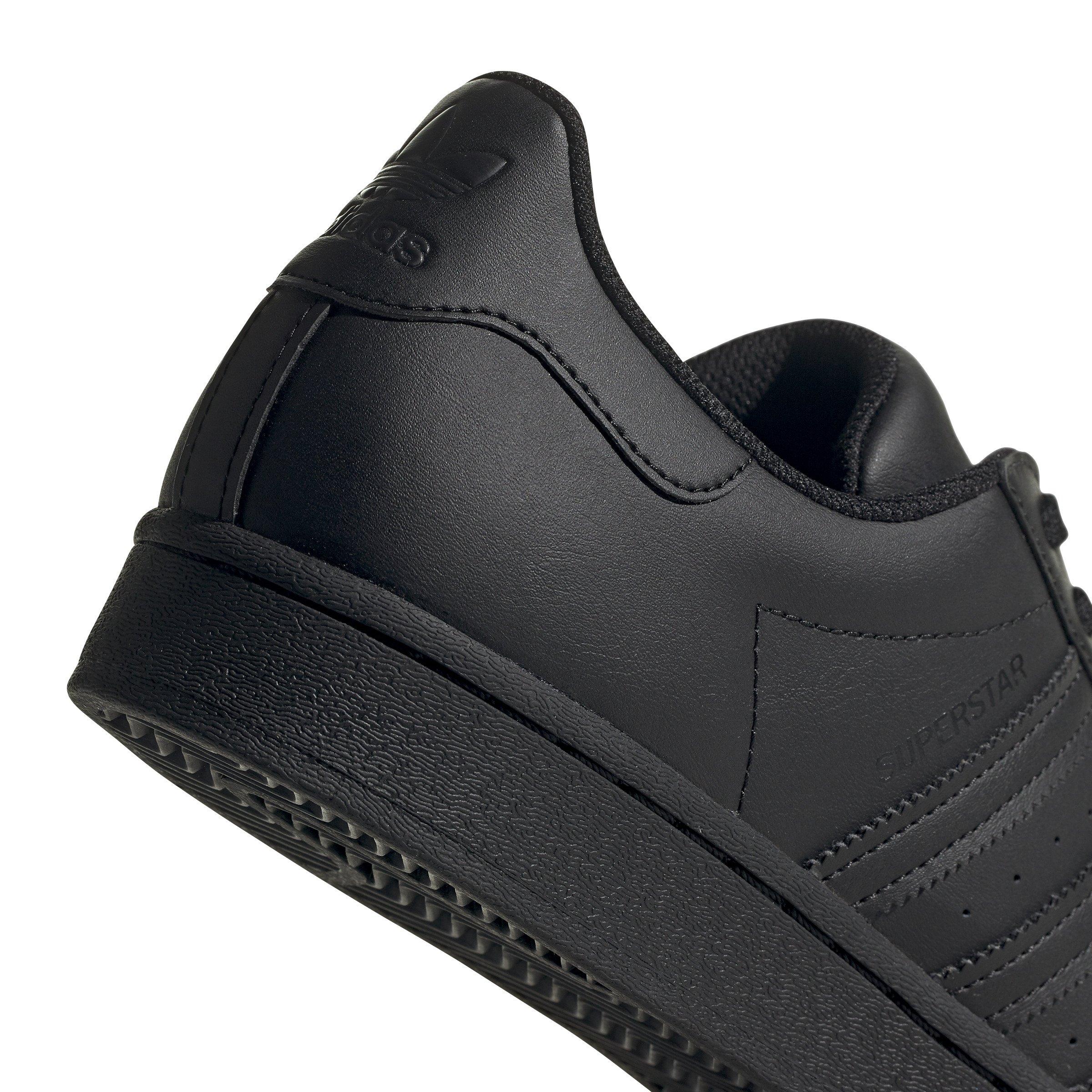 adidas Originals Superstar "Black" Grade School Boys' Shoe - BLACK Thumbnail View 9