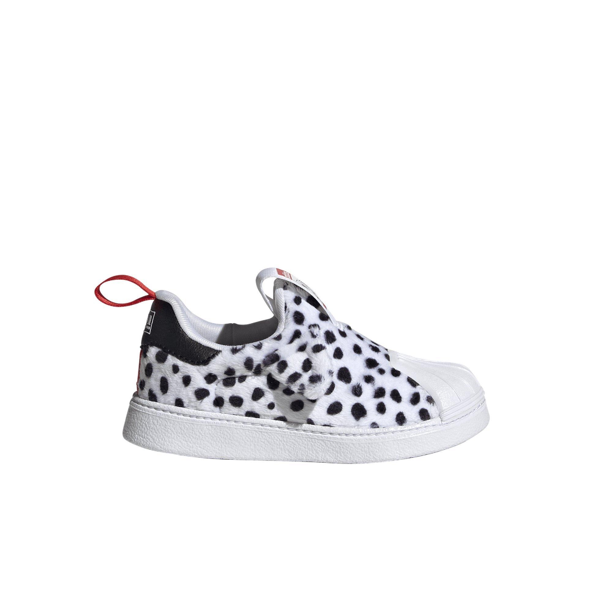 adidas Originals x Disney 101 Dalmatians Superstar 360 "Ftwr White/Core Black" Toddler Girls' Shoe - WHITE Thumbnail View 1