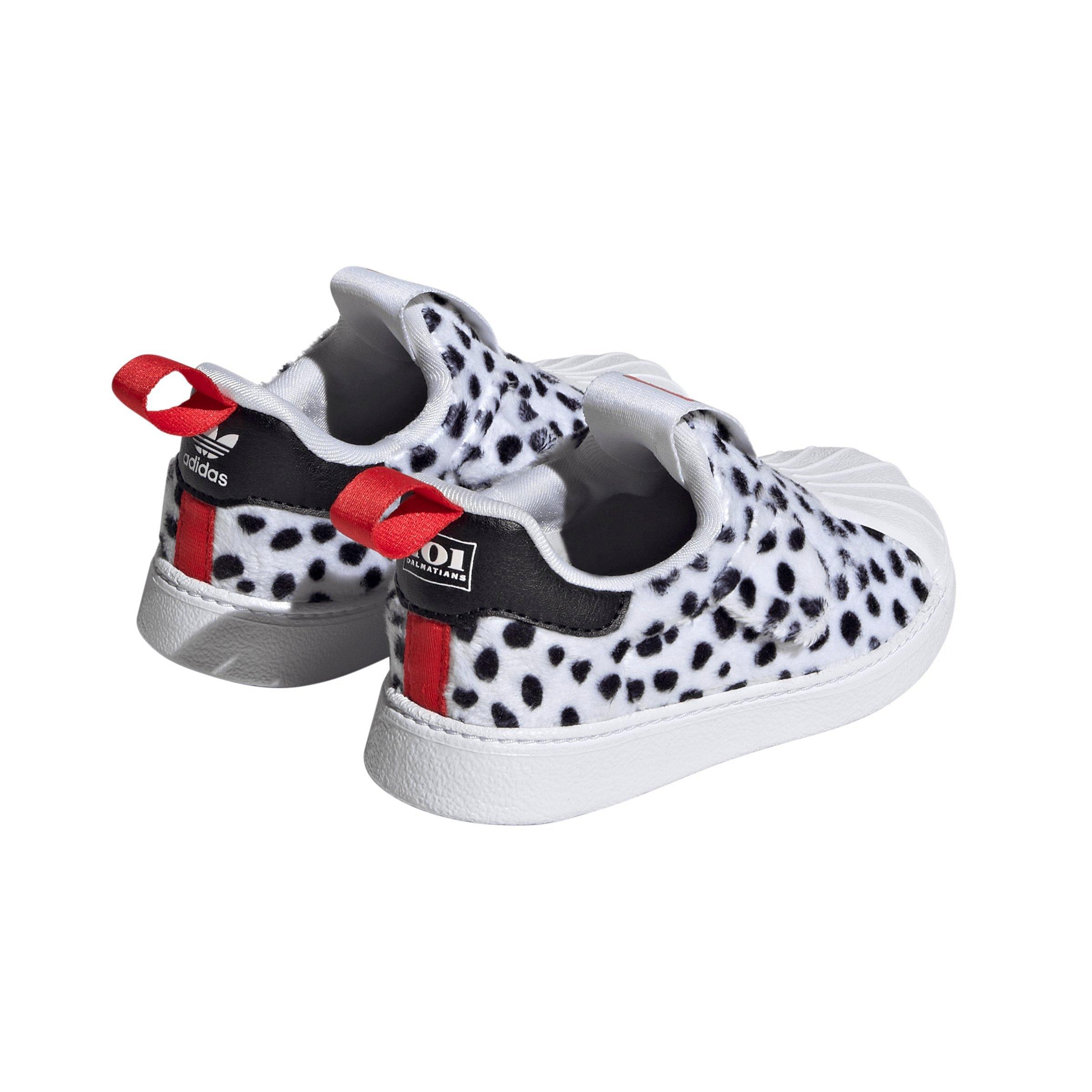 adidas Originals x Disney 101 Dalmatians Superstar 360 "Ftwr White/Core Black" Toddler Girls' Shoe - WHITE Thumbnail View 4