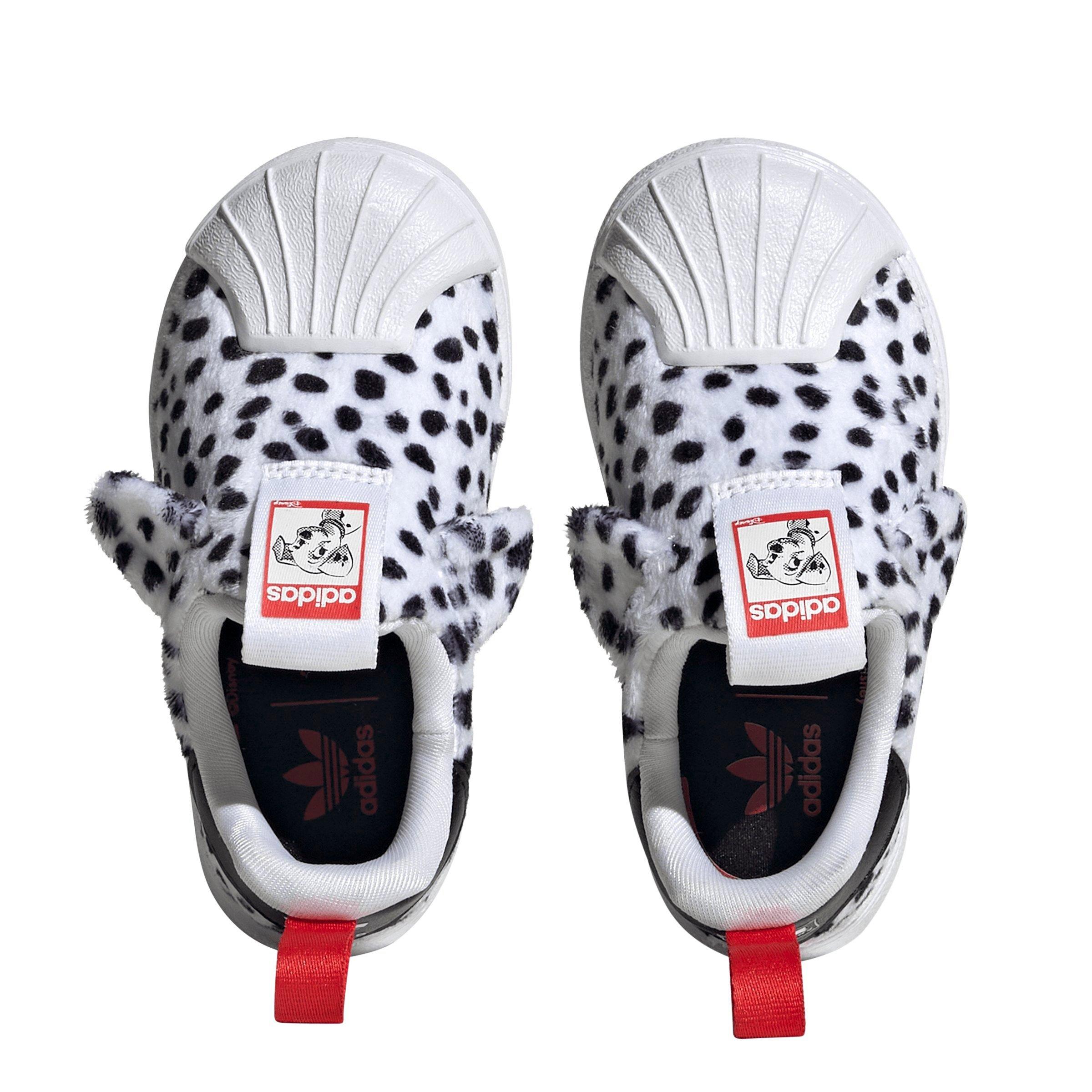 adidas Originals x Disney 101 Dalmatians Superstar 360 "Ftwr White/Core Black" Toddler Girls' Shoe - WHITE Thumbnail View 5