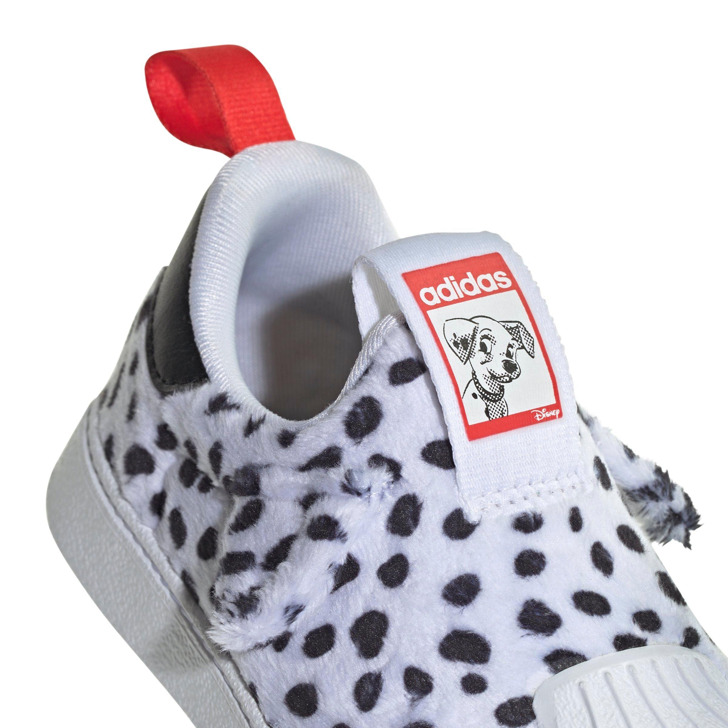 adidas Originals x Disney 101 Dalmatians Superstar 360 "Ftwr White/Core Black" Toddler Girls' Shoe - WHITE Thumbnail View 8