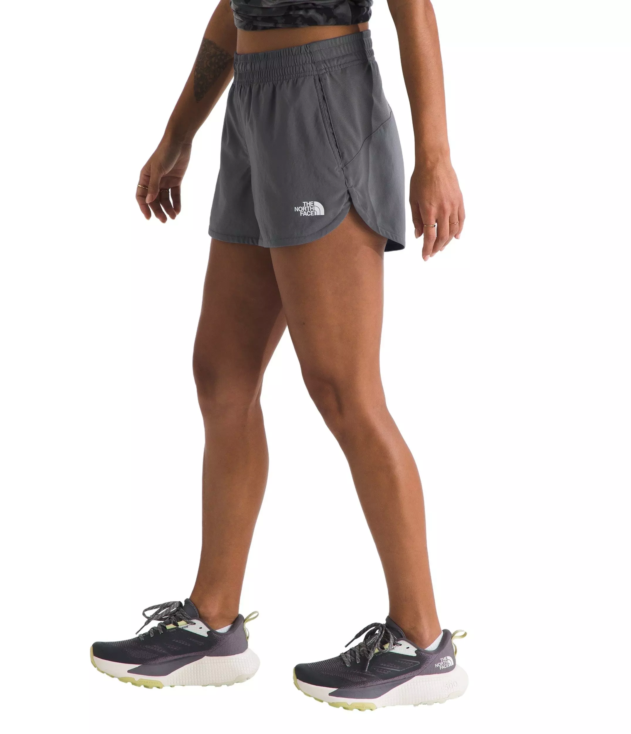 The North Face Women's Flex Woven 3" Shorts - Dk Grey - DK GREY