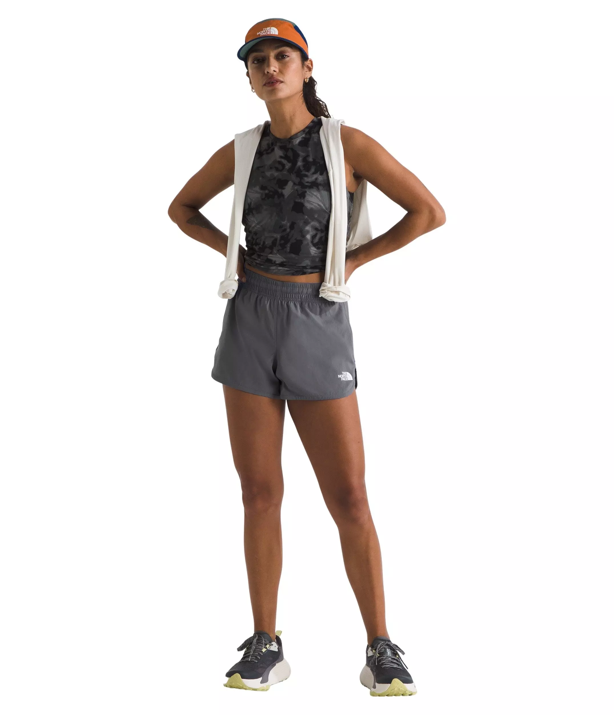 The North Face Women's Flex Woven 3" Shorts -Dk Grey - DK GREY