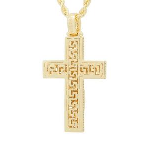 King Ice x Notorious B.I.G.-Biggie Crucifix Necklace - Gold - GOLD