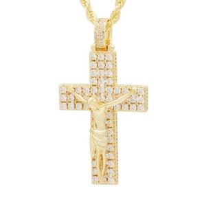 King Ice x Notorious B.I.G.-Biggie Crucifix Necklace - Gold - GOLD
