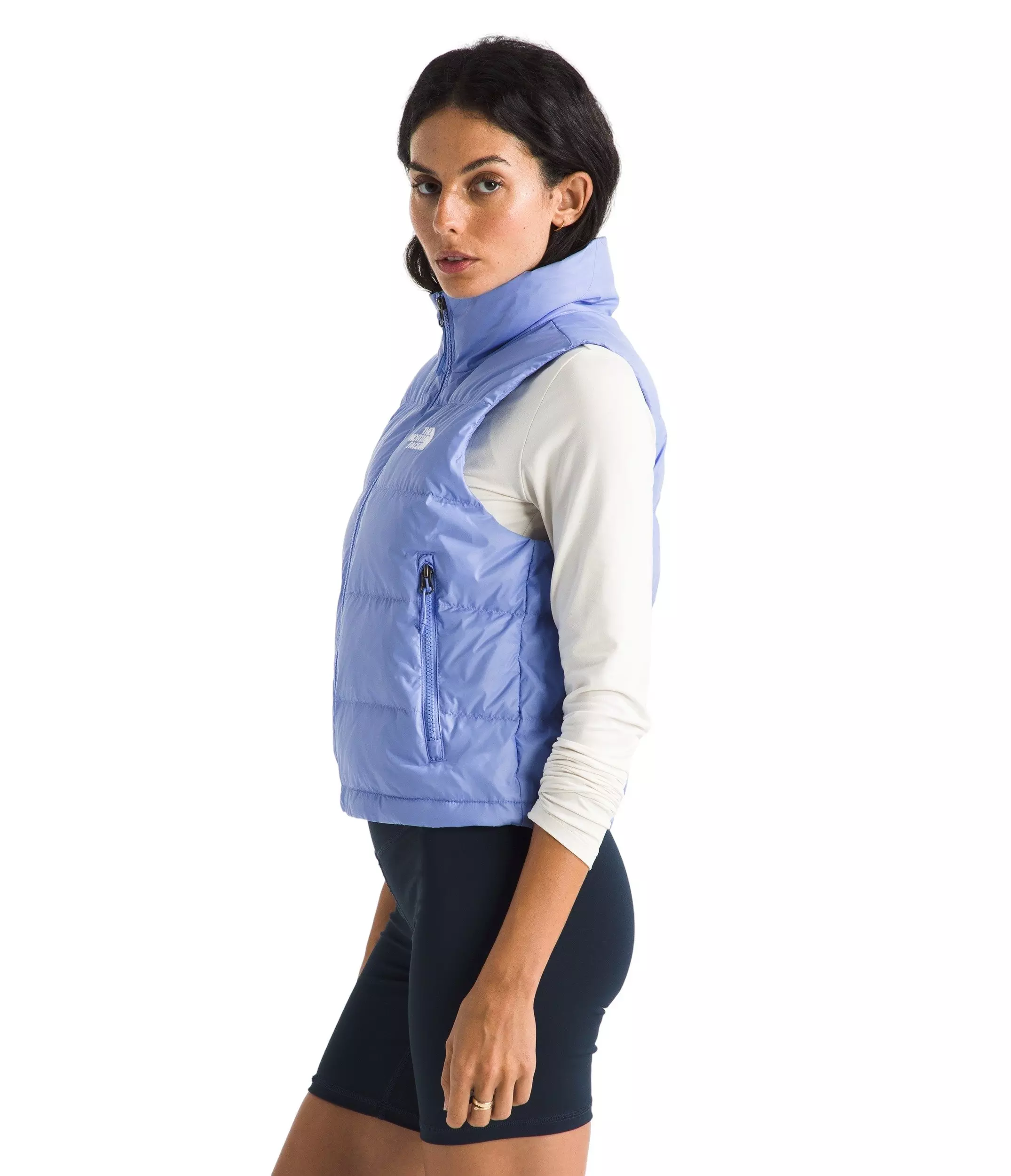 The North Face Women's Hydrenalite Down A-Line Vest -Periwinkle - PERIWINKLE