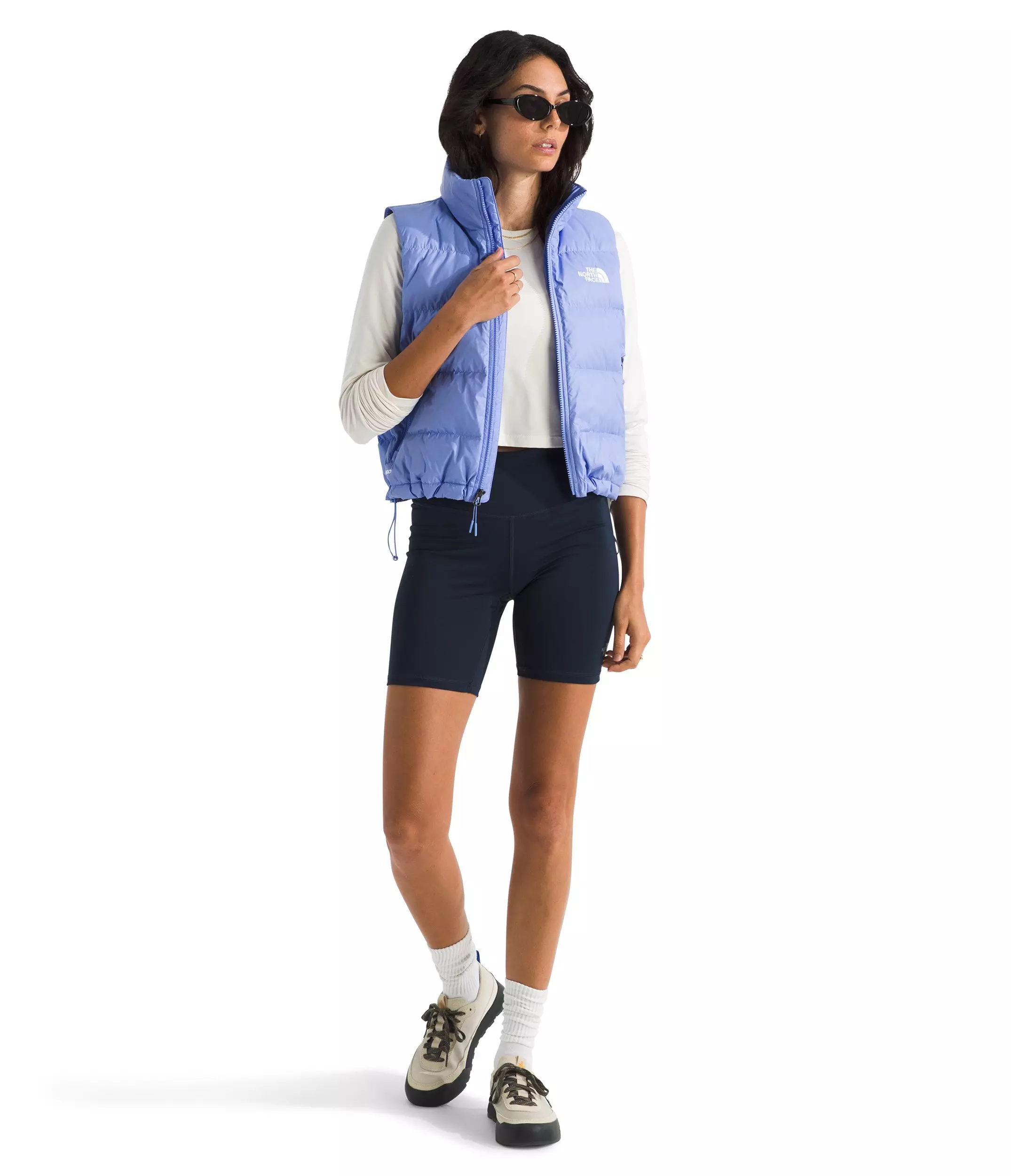 The North Face Women's Hydrenalite Down A-Line Vest - Periwinkle - PERIWINKLE