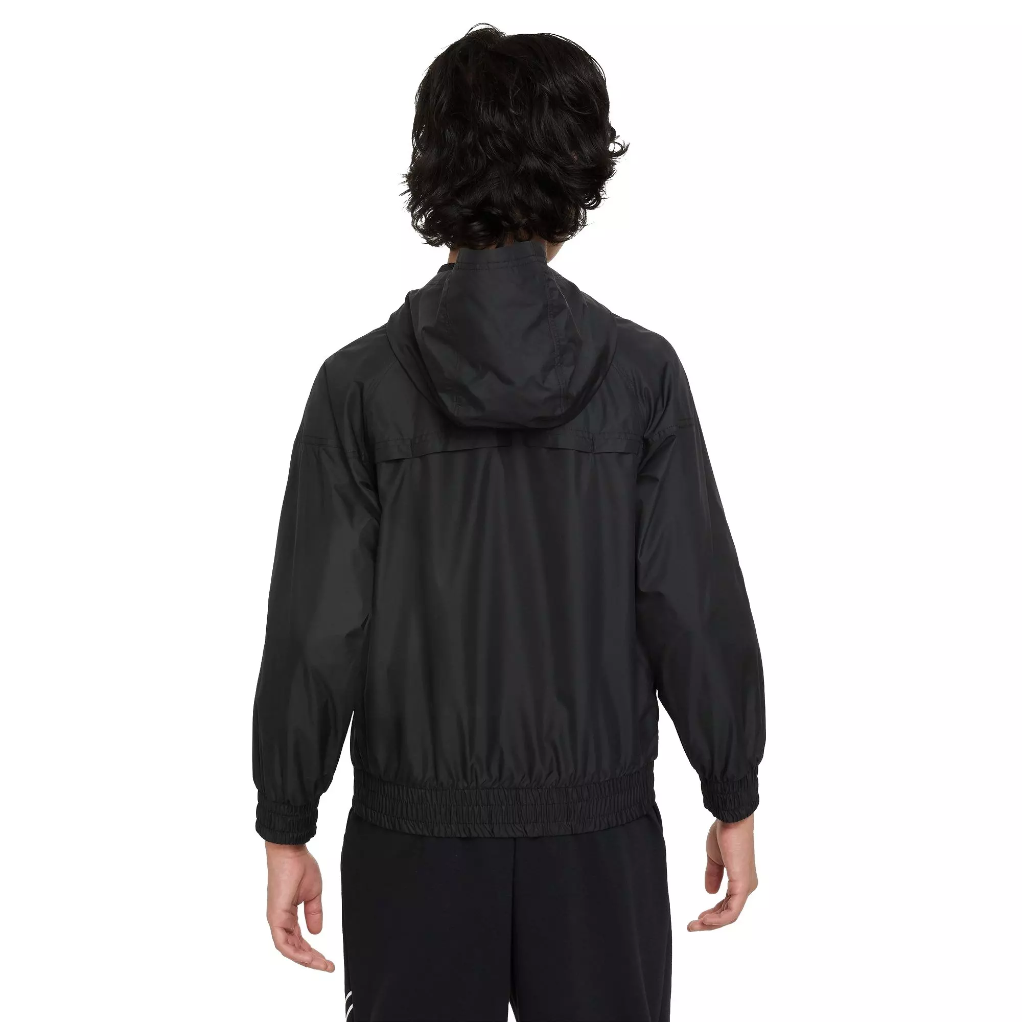 Nike Big Kids' Sportswear Repel Windrunner Hooded Jacket - BLACK