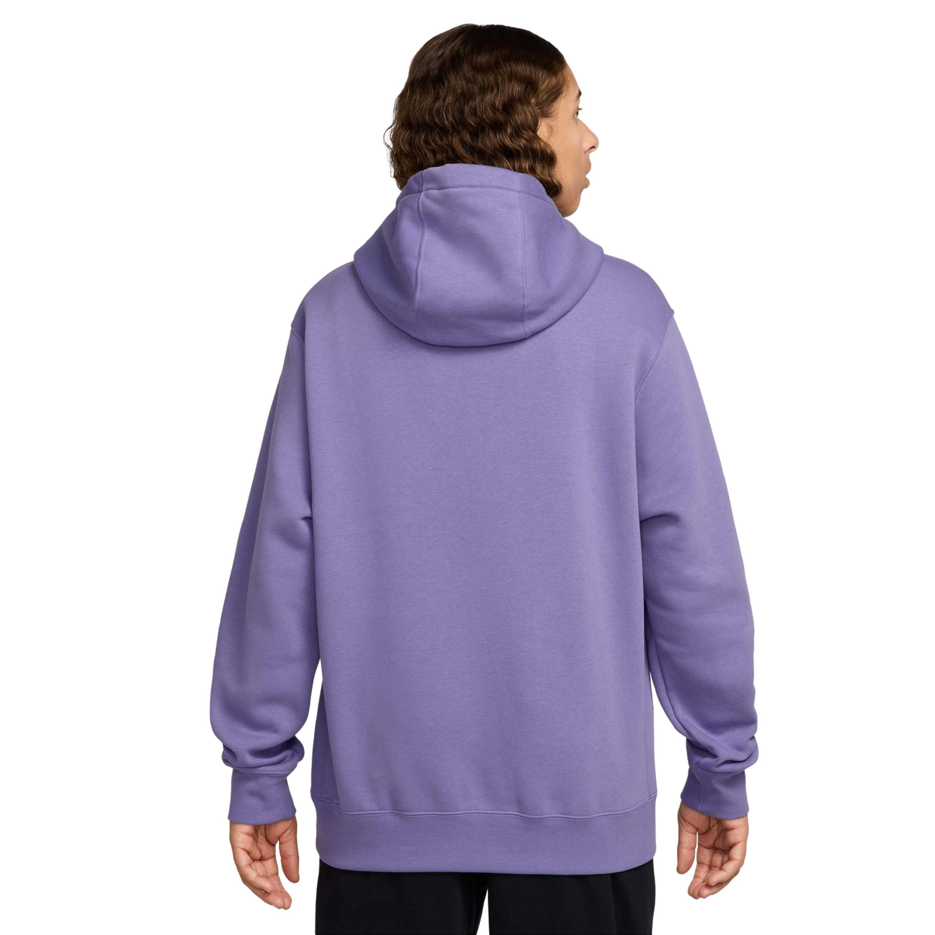 Nike Unisex Club​ BB Modern Pullover Hoodie - PURPLE Thumbnail View 2