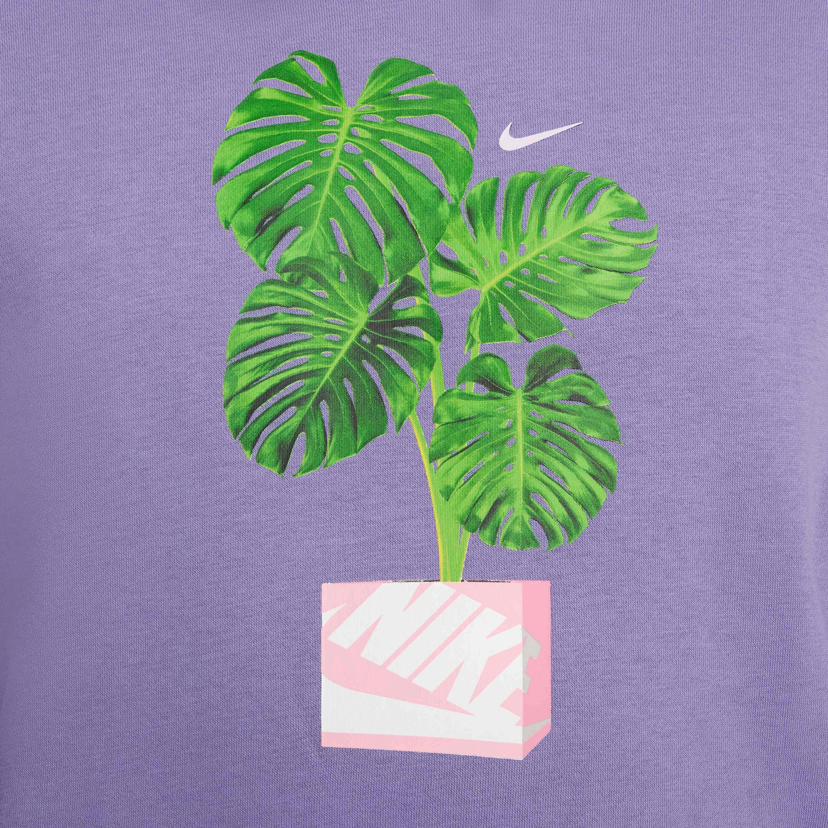 Nike Unisex Club​ BB Modern Pullover Hoodie - PURPLE Thumbnail View 4