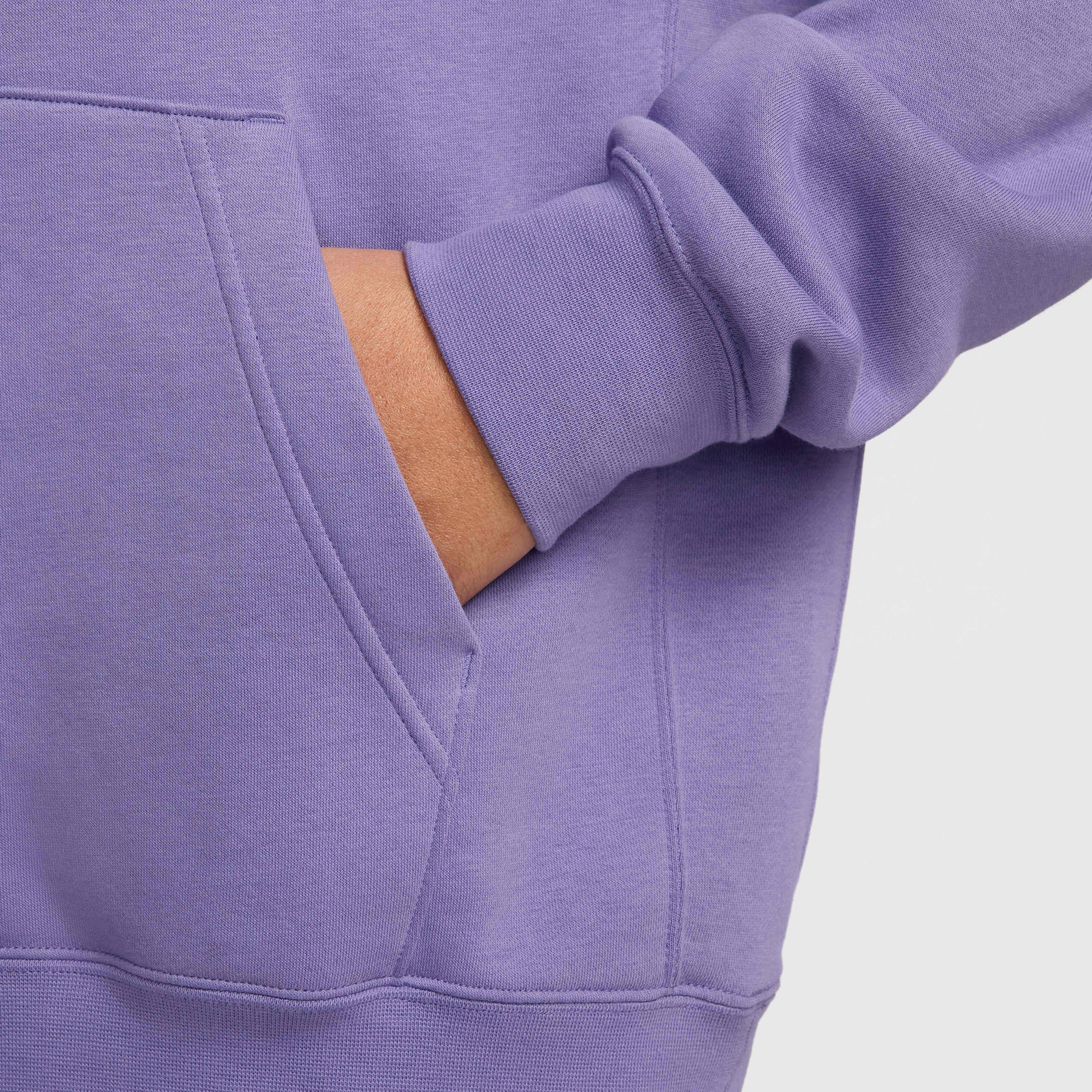 Nike Unisex Club​ BB Modern Pullover Hoodie - PURPLE Thumbnail View 5