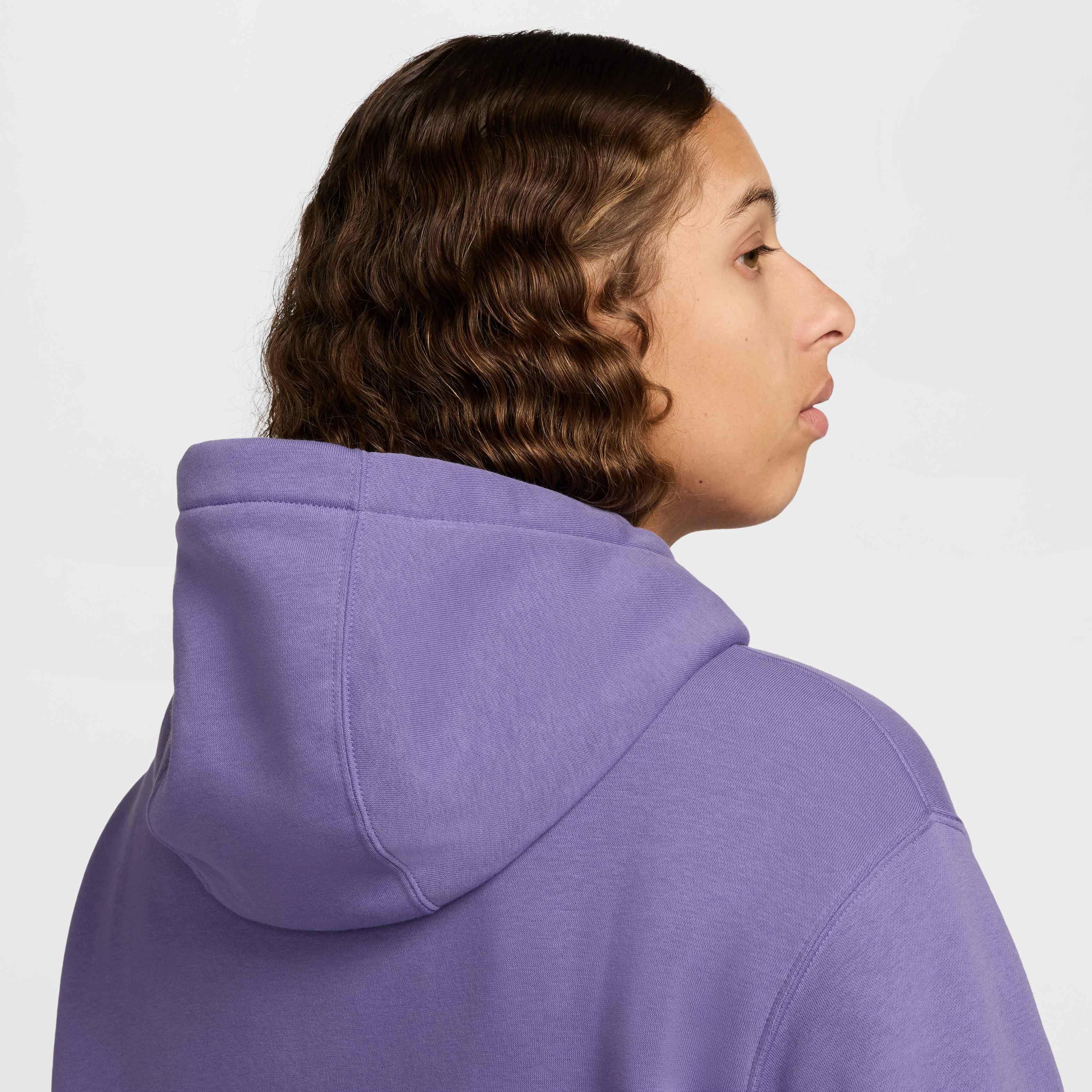 Nike Unisex Club​ BB Modern Pullover Hoodie - PURPLE Thumbnail View 6