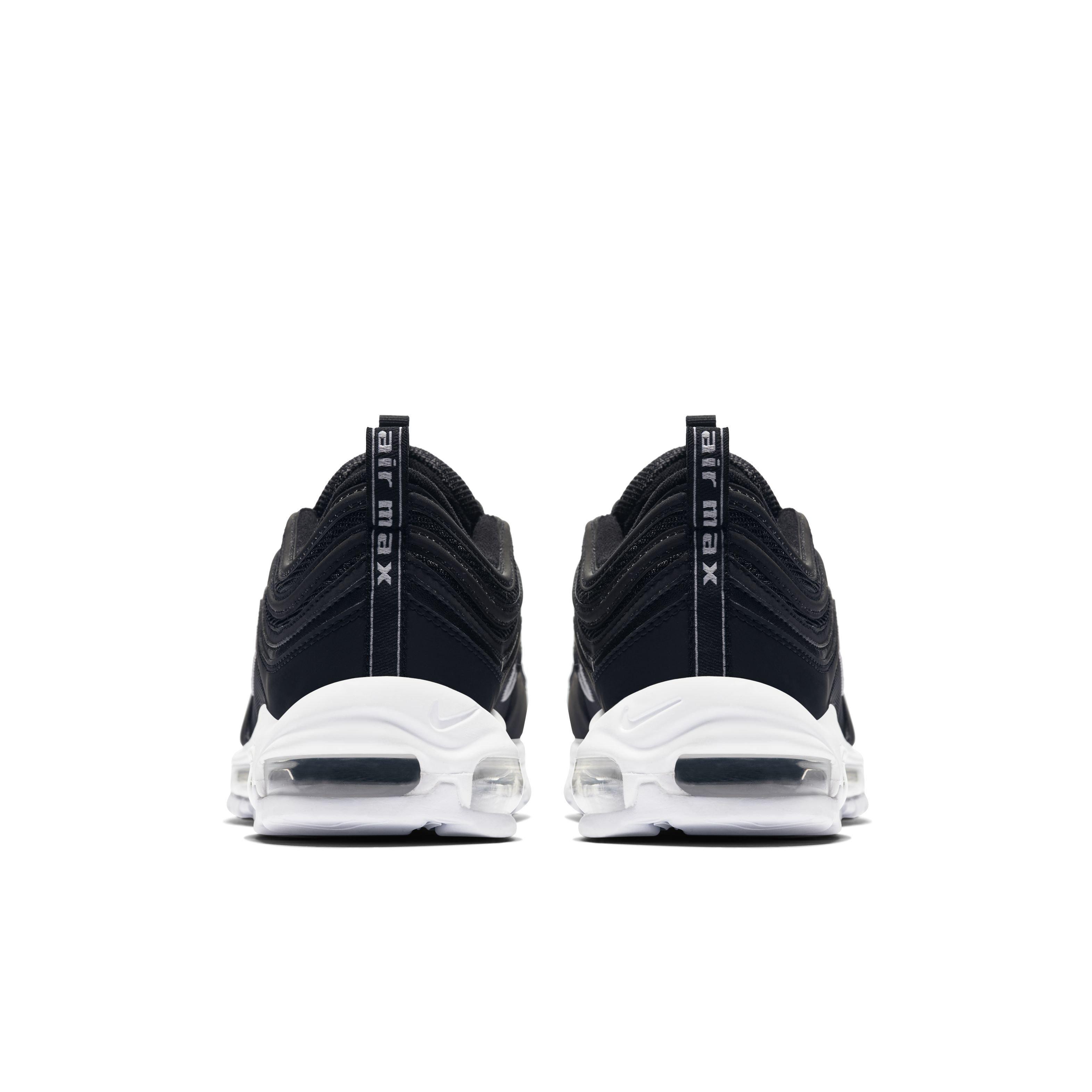 Nike Air Max 97 "Black/White" Grade School Boys' Shoe - BLACK Thumbnail View 5