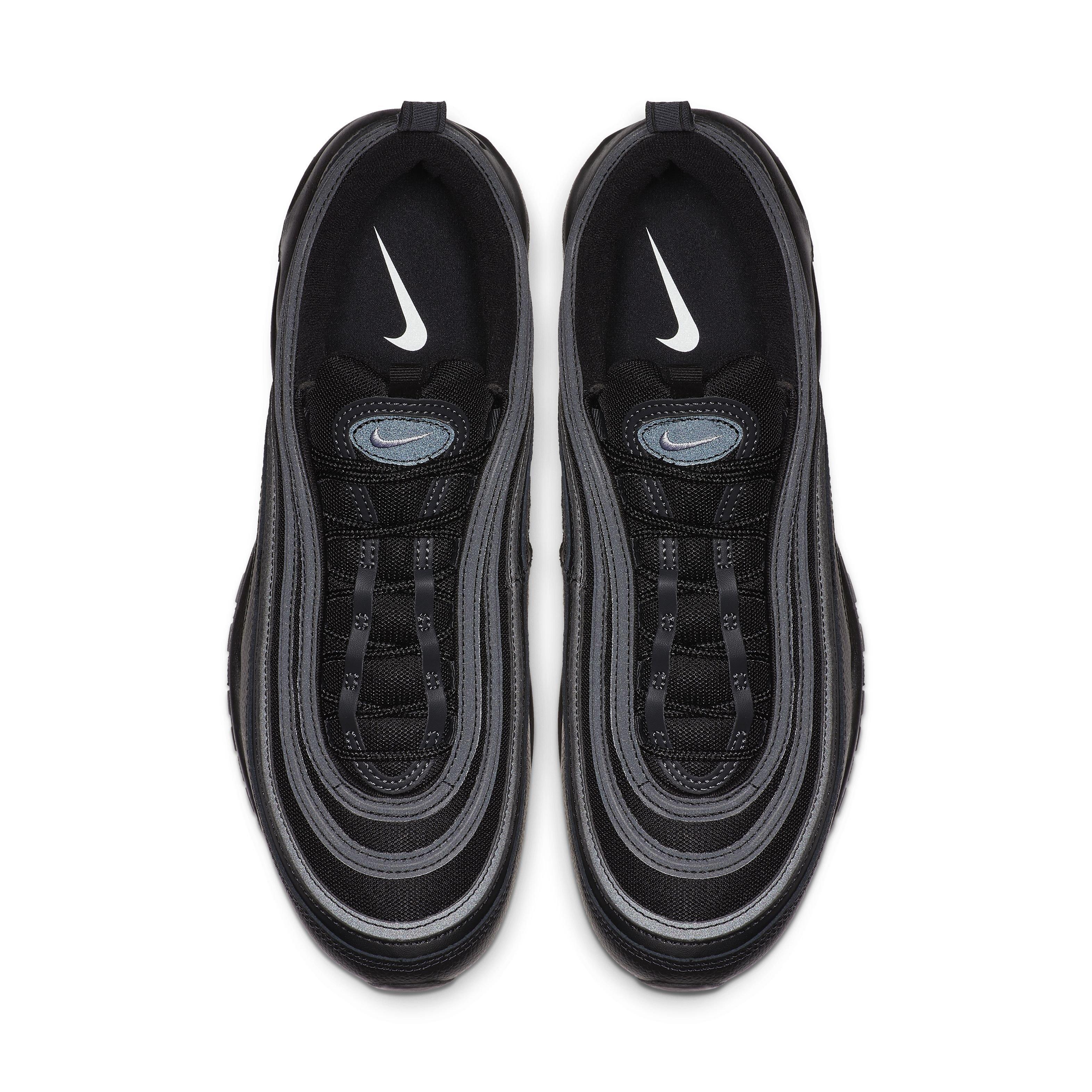 Nike Air Max 97 "Black" Grade School Boys' Shoe - BLACK Thumbnail View 4