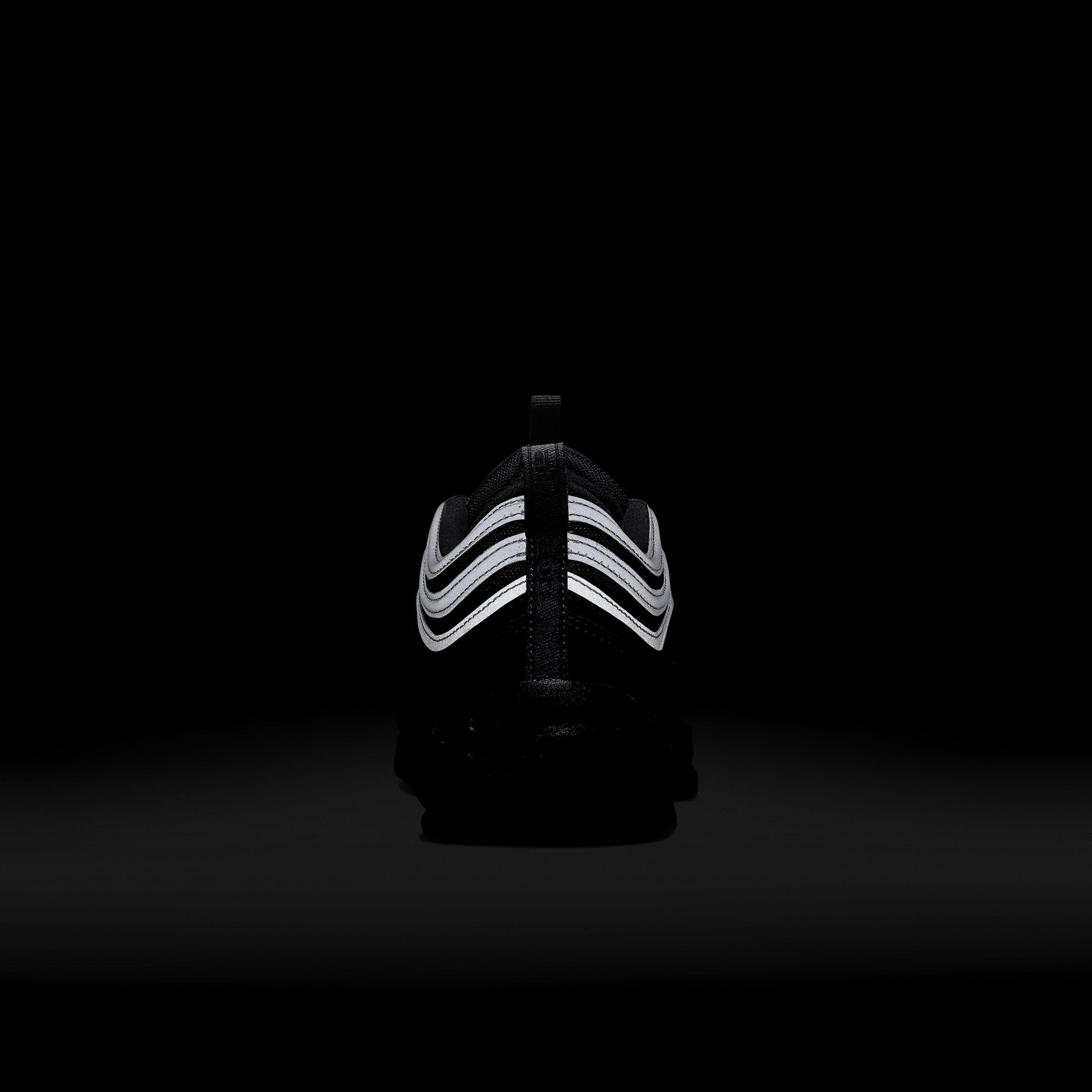 Nike Air Max 97 "Black" Grade School Boys' Shoe - BLACK Thumbnail View 8