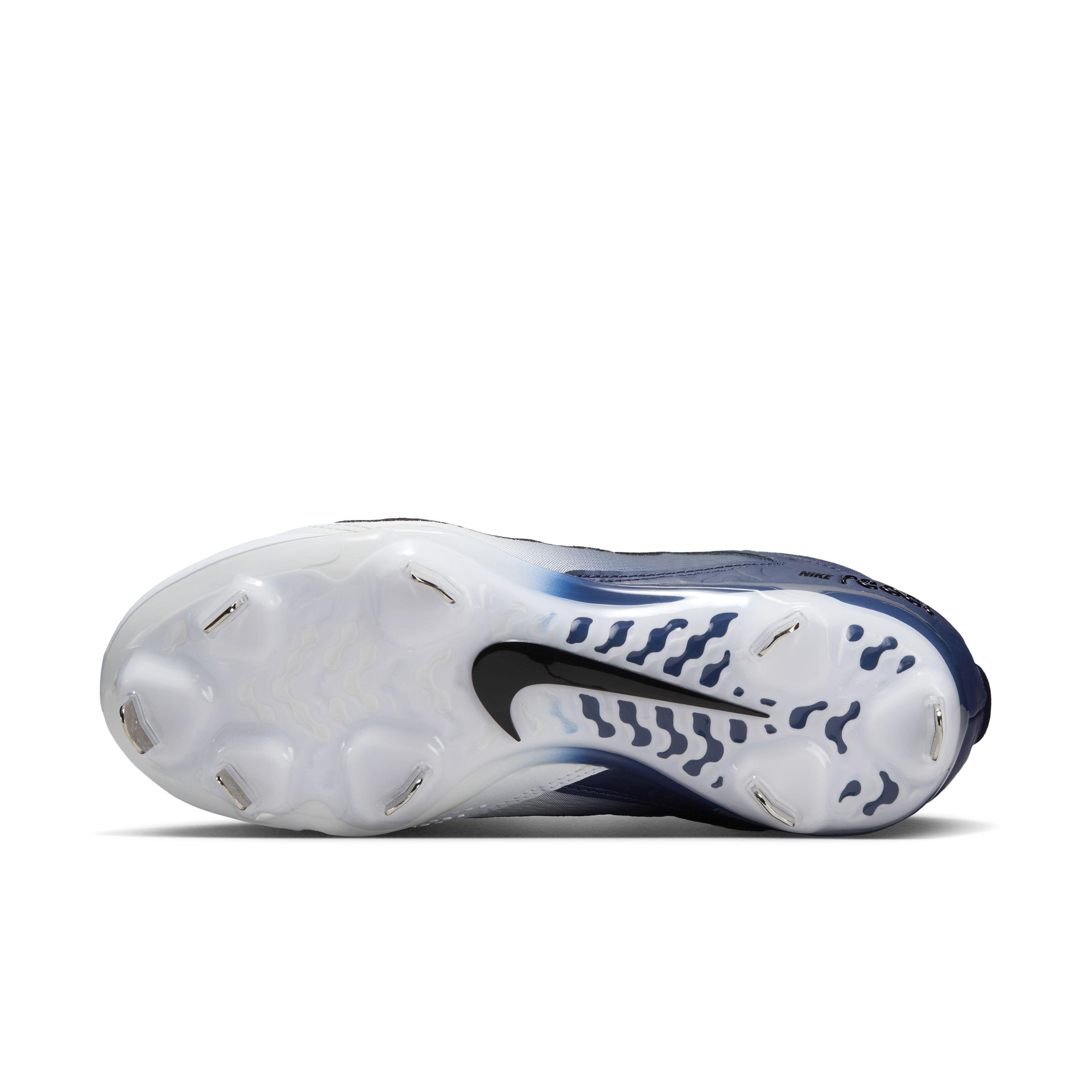 Nike Hyperdiamond 4 Elite "Midnight Navy/Black/White/Volt" Women's Softball Cleat - NAVY/BLACK/WHITE/VOLT Thumbnail View 6