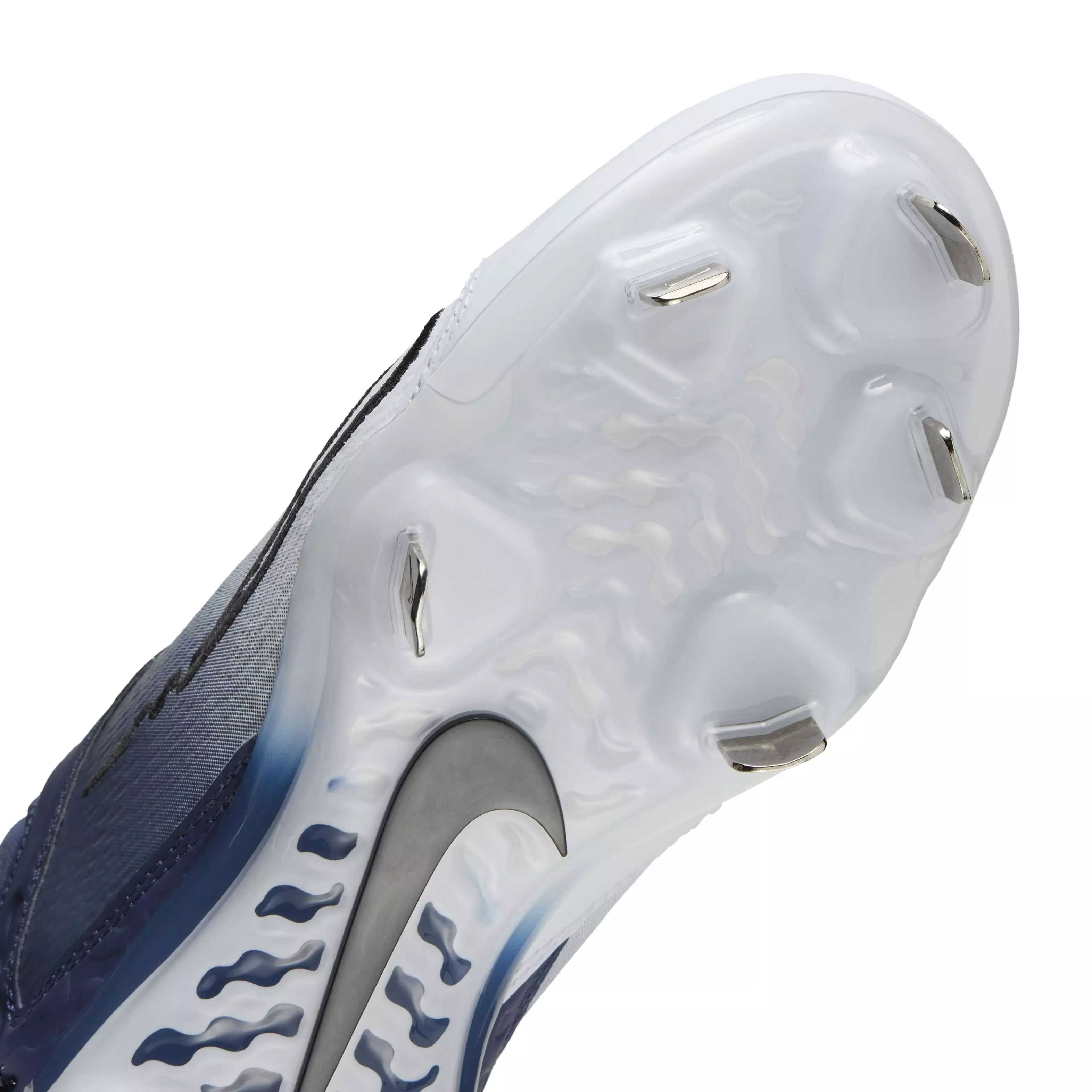 Nike Hyperdiamond 4 Elite "Midnight Navy/Black/White/Volt" Women's Softball Cleat - NAVY/BLACK/WHITE/VOLT