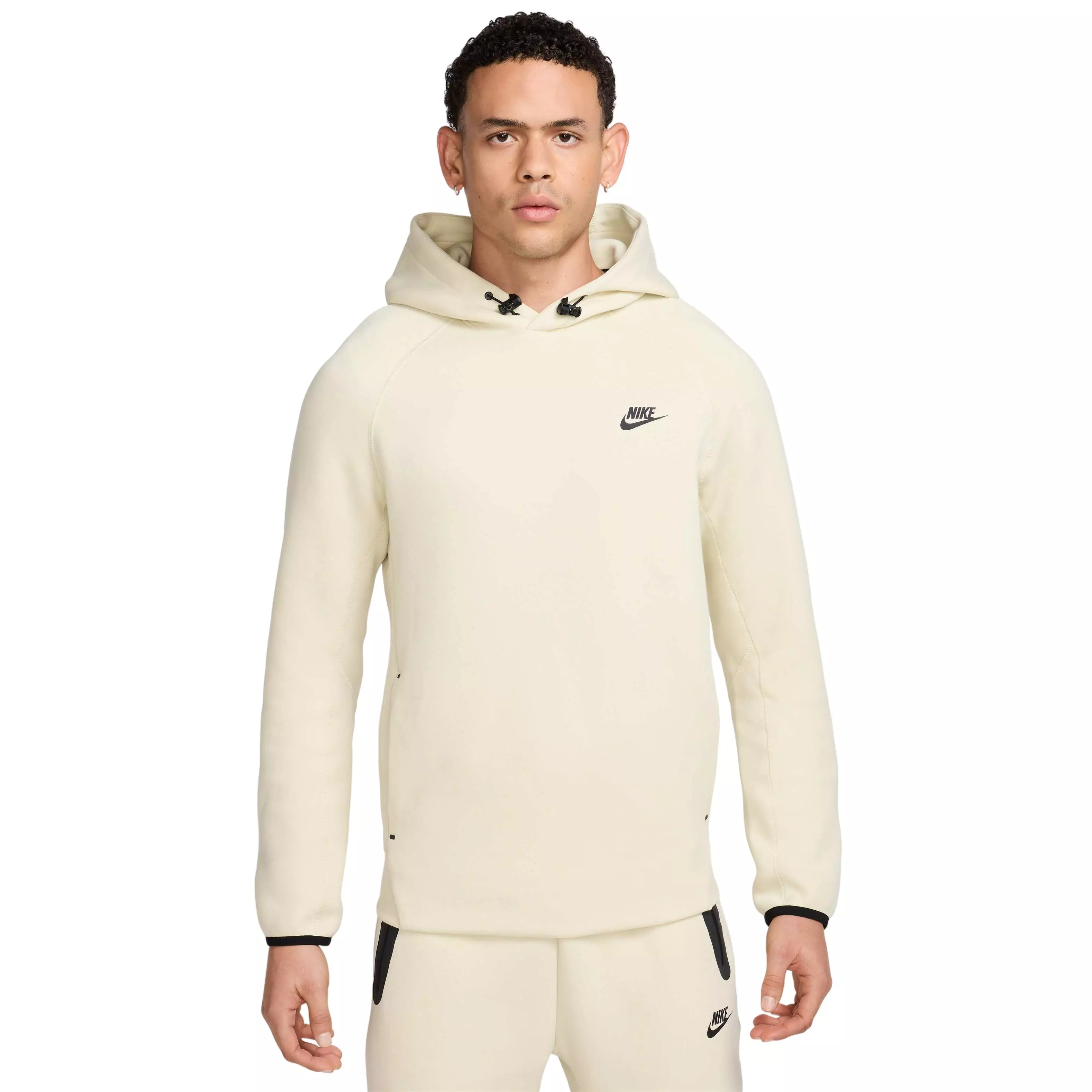Nike​ Men's Sportswear Tech Fleece Pullover Hoodie - LT KHAKI