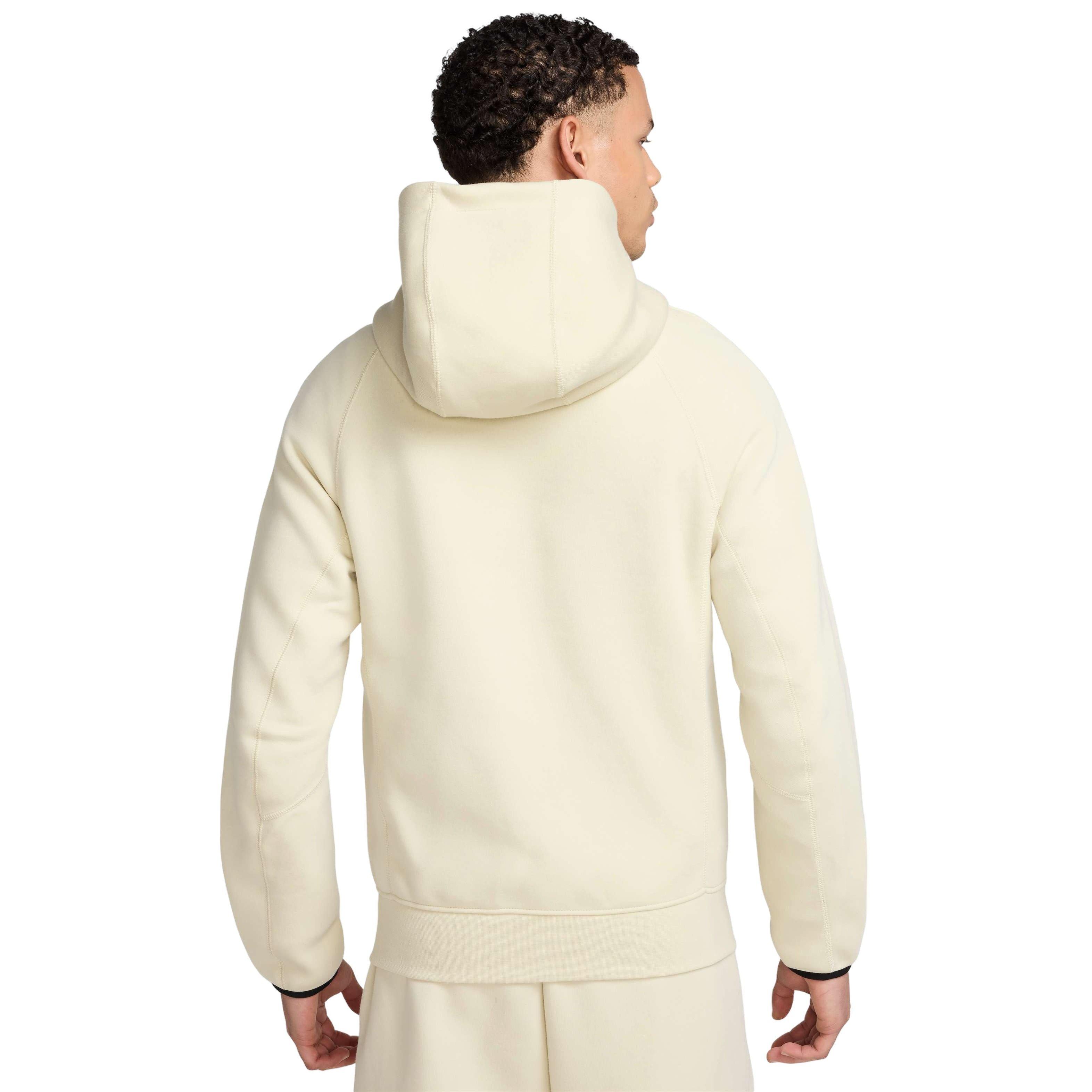 Nike​ Men's Sportswear Tech Fleece Pullover Hoodie - LT KHAKI Thumbnail View 2