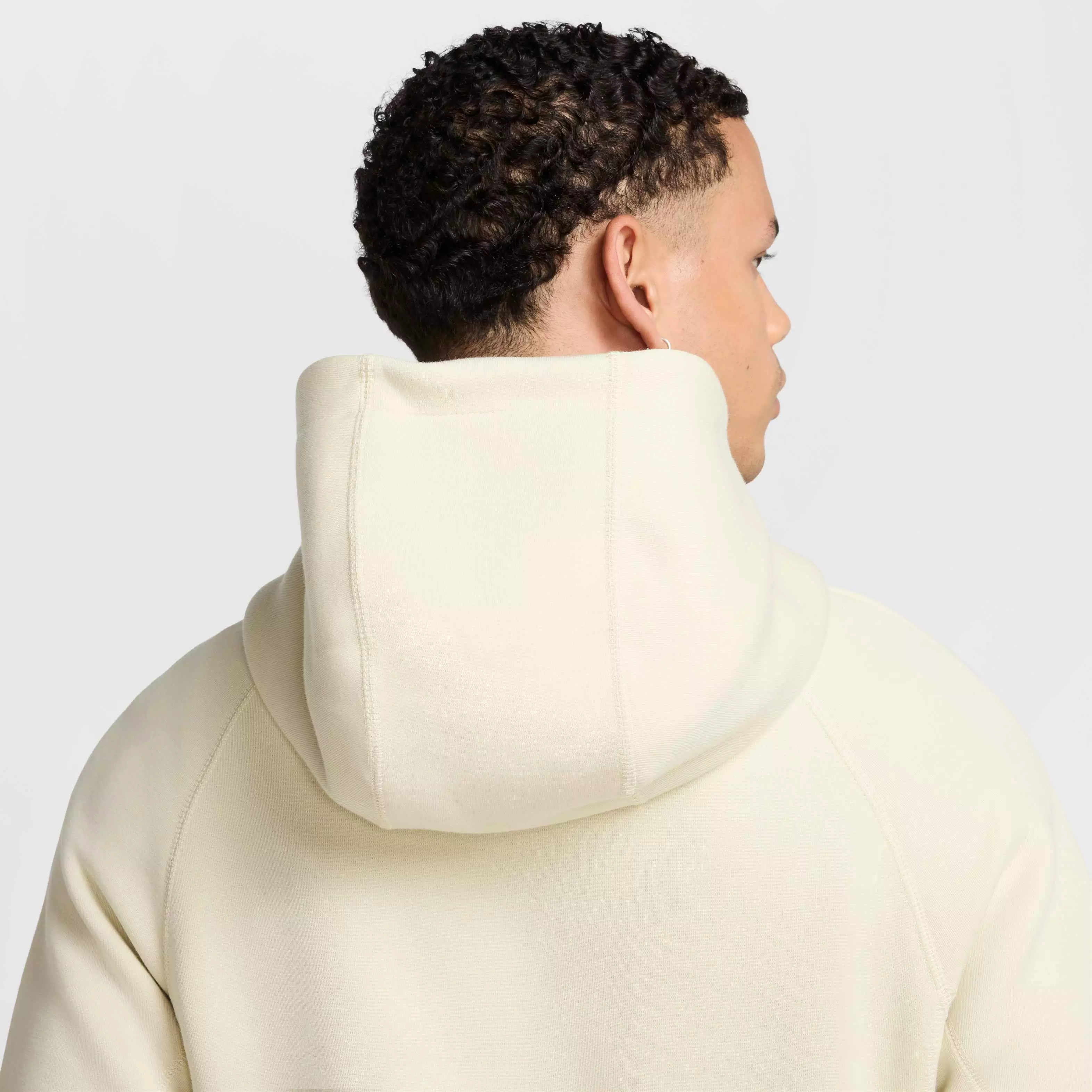 Nike​ Men's Sportswear Tech Fleece Pullover Hoodie - LT KHAKI