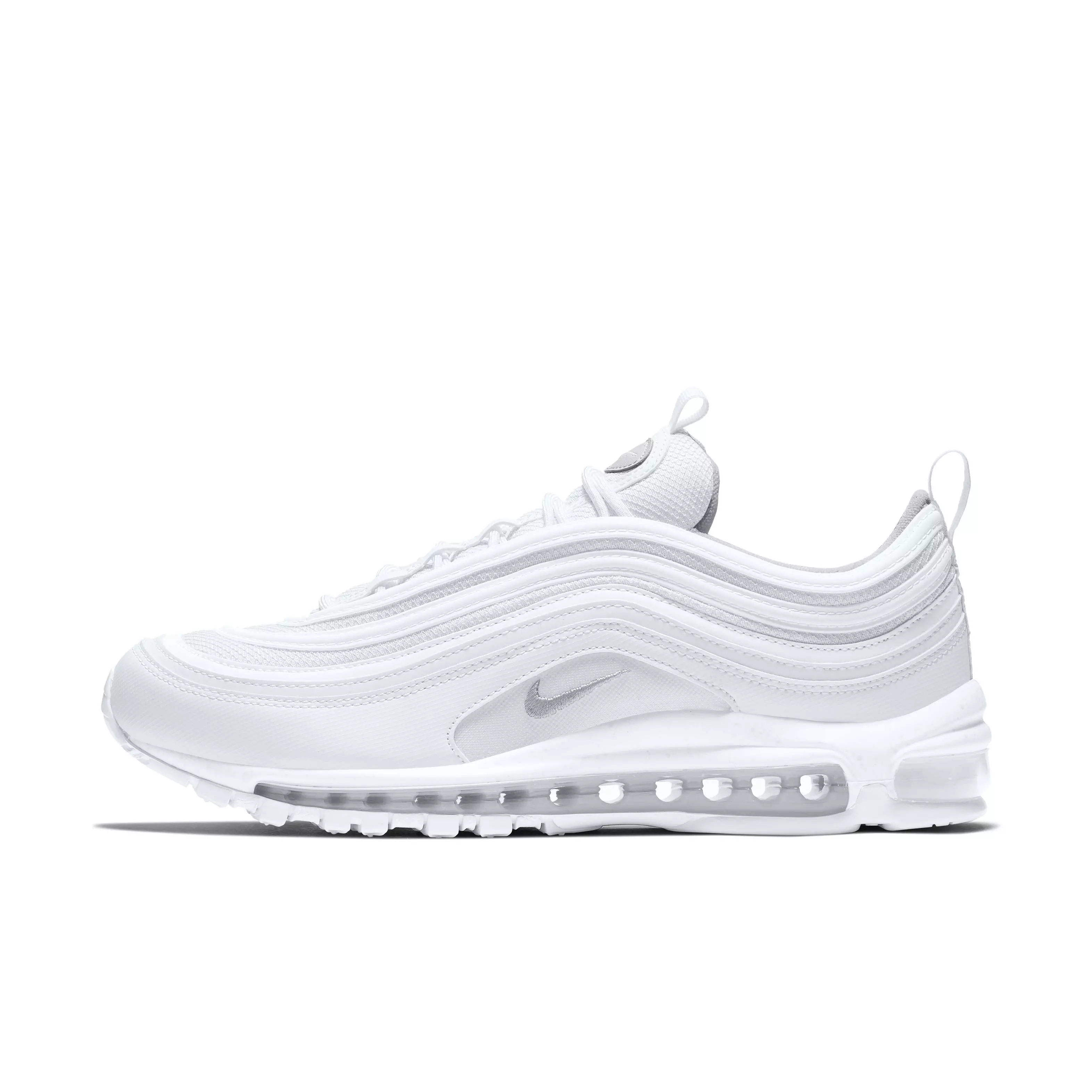 Nike Air Max 97 "White" Grade School Boys' Shoe - WHITE