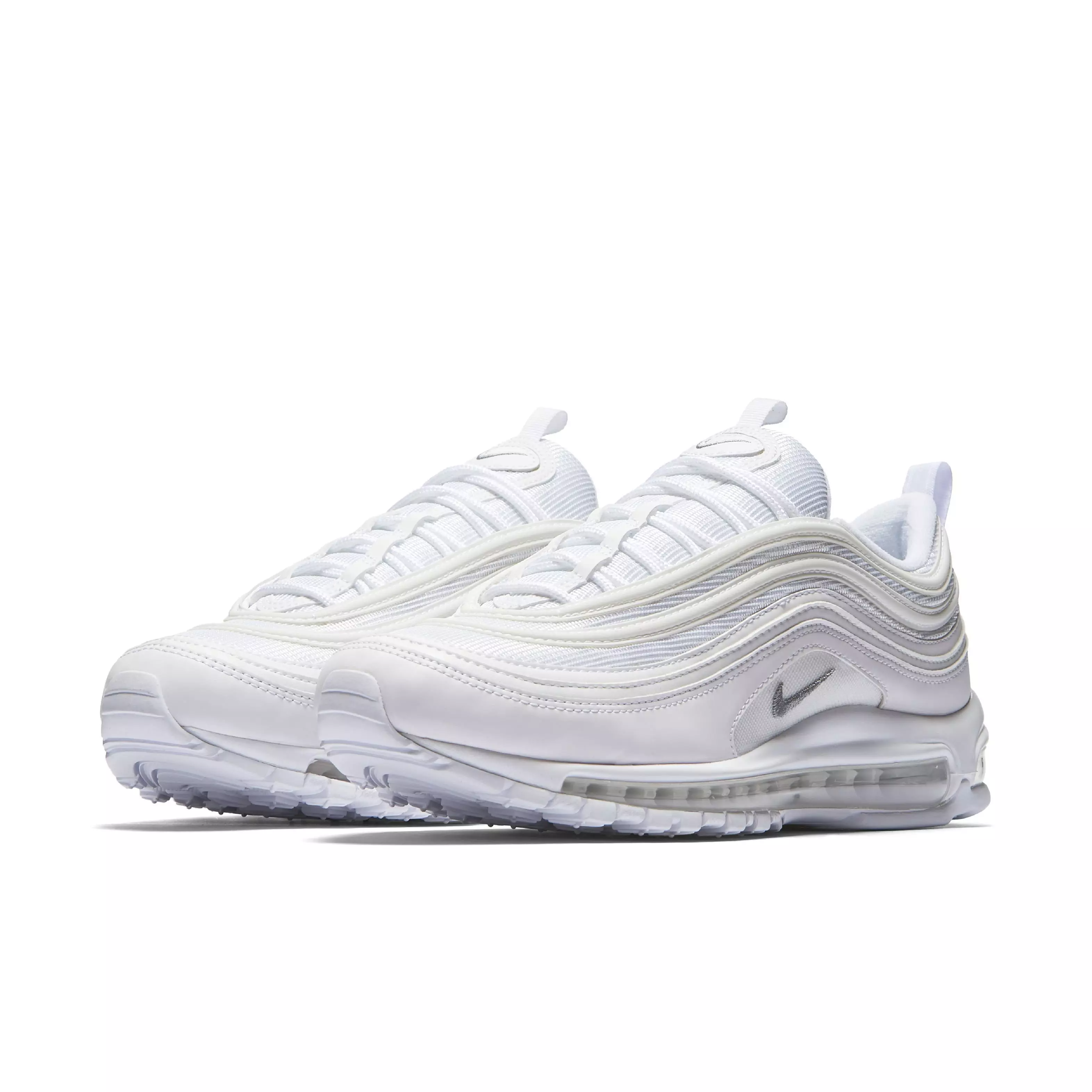 Nike Air Max 97 "White" Grade School Boys' Shoe - WHITE