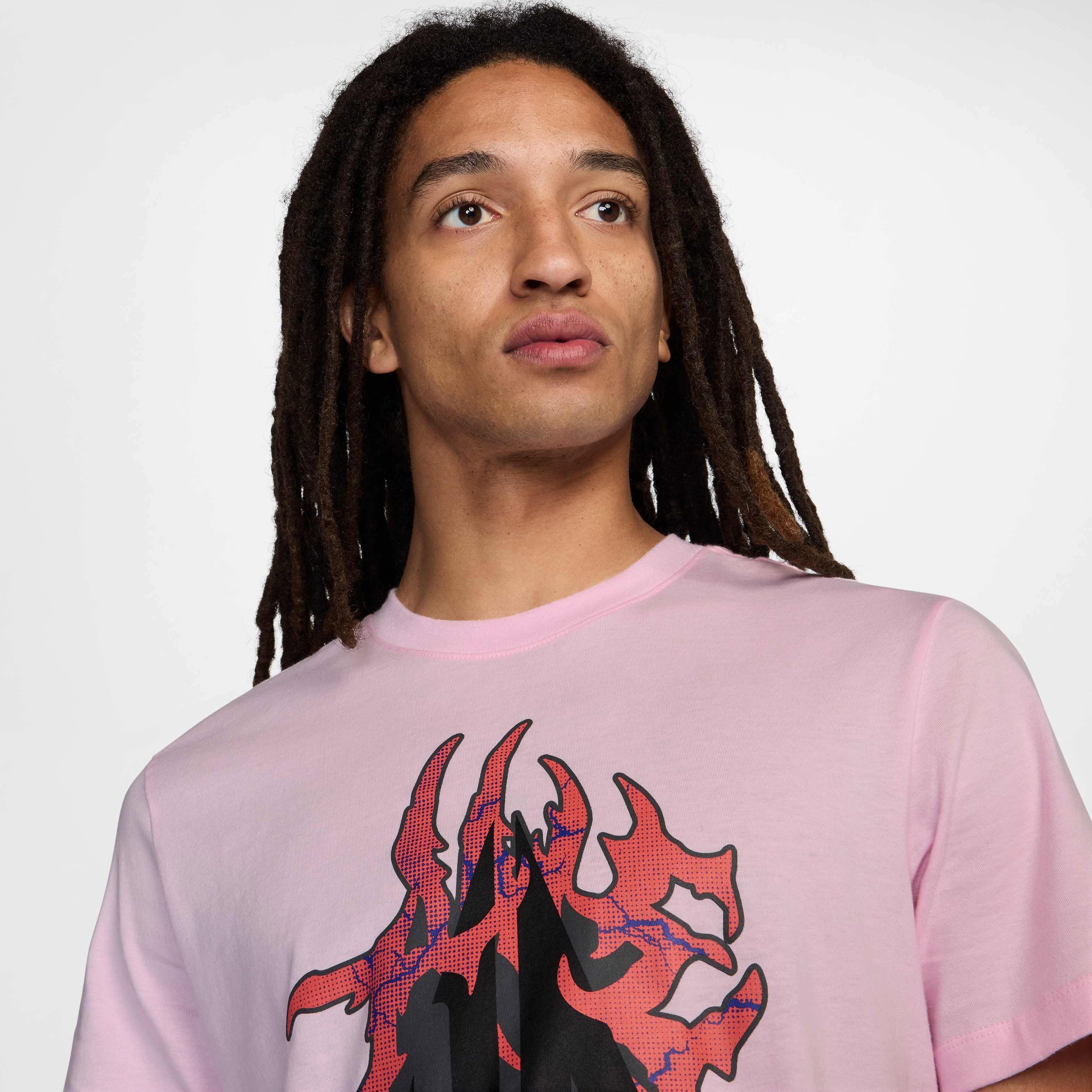 Ja Men's Basketball T-Shirt - PINK Thumbnail View 3