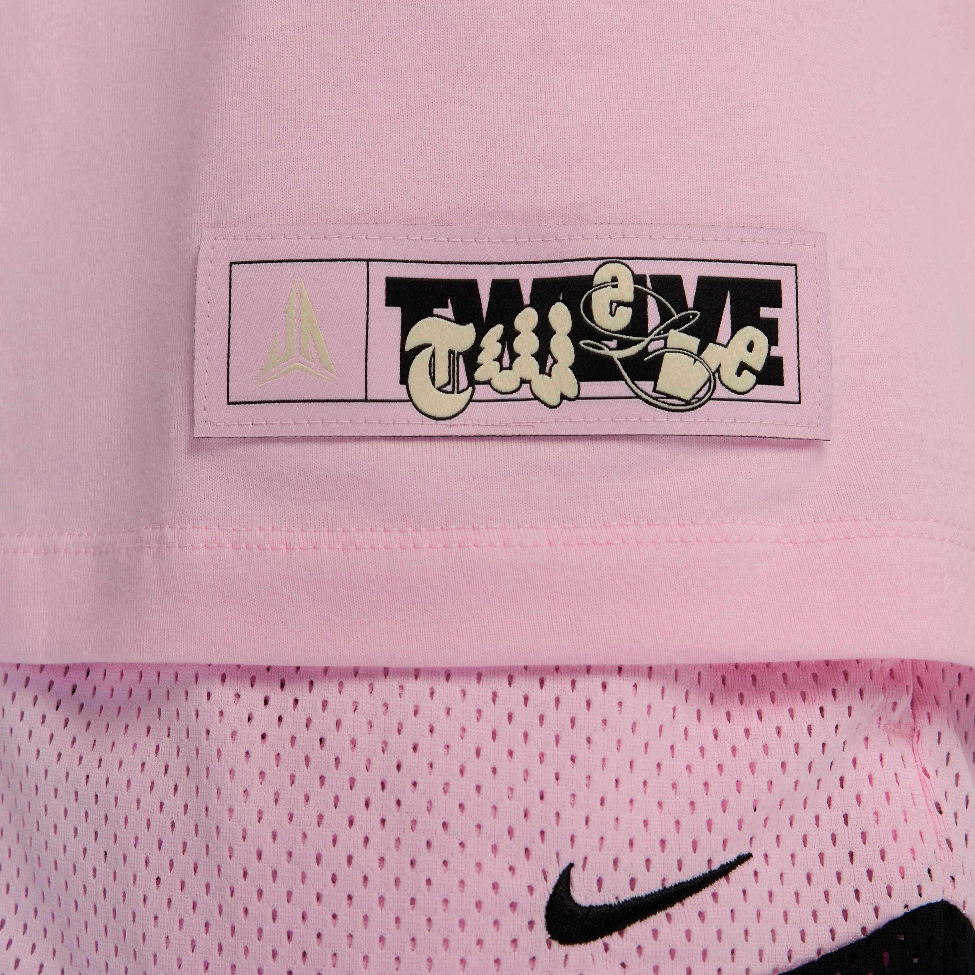 Ja Men's Basketball T-Shirt - PINK Thumbnail View 5