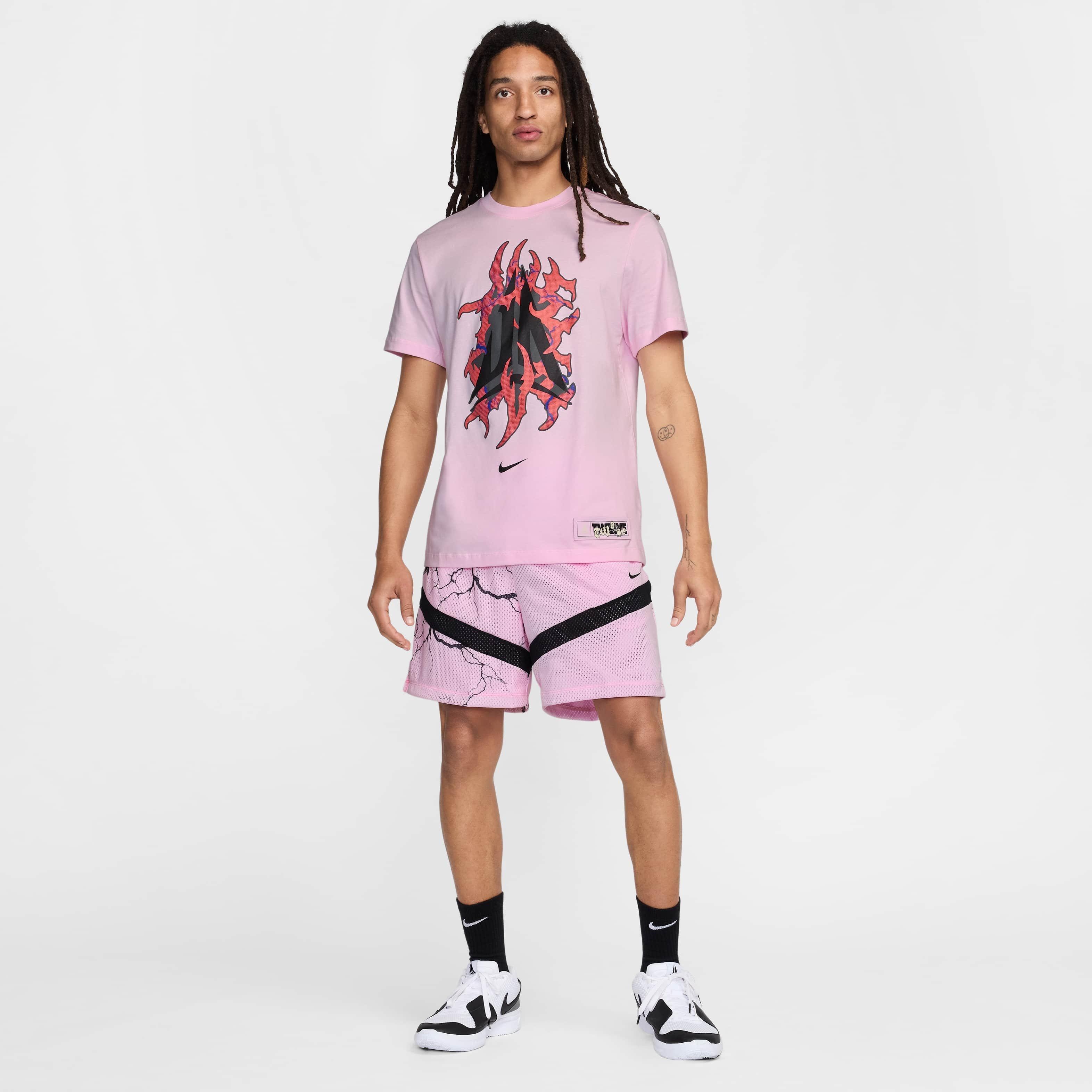 Ja Men's Basketball T-Shirt - PINK Thumbnail View 6