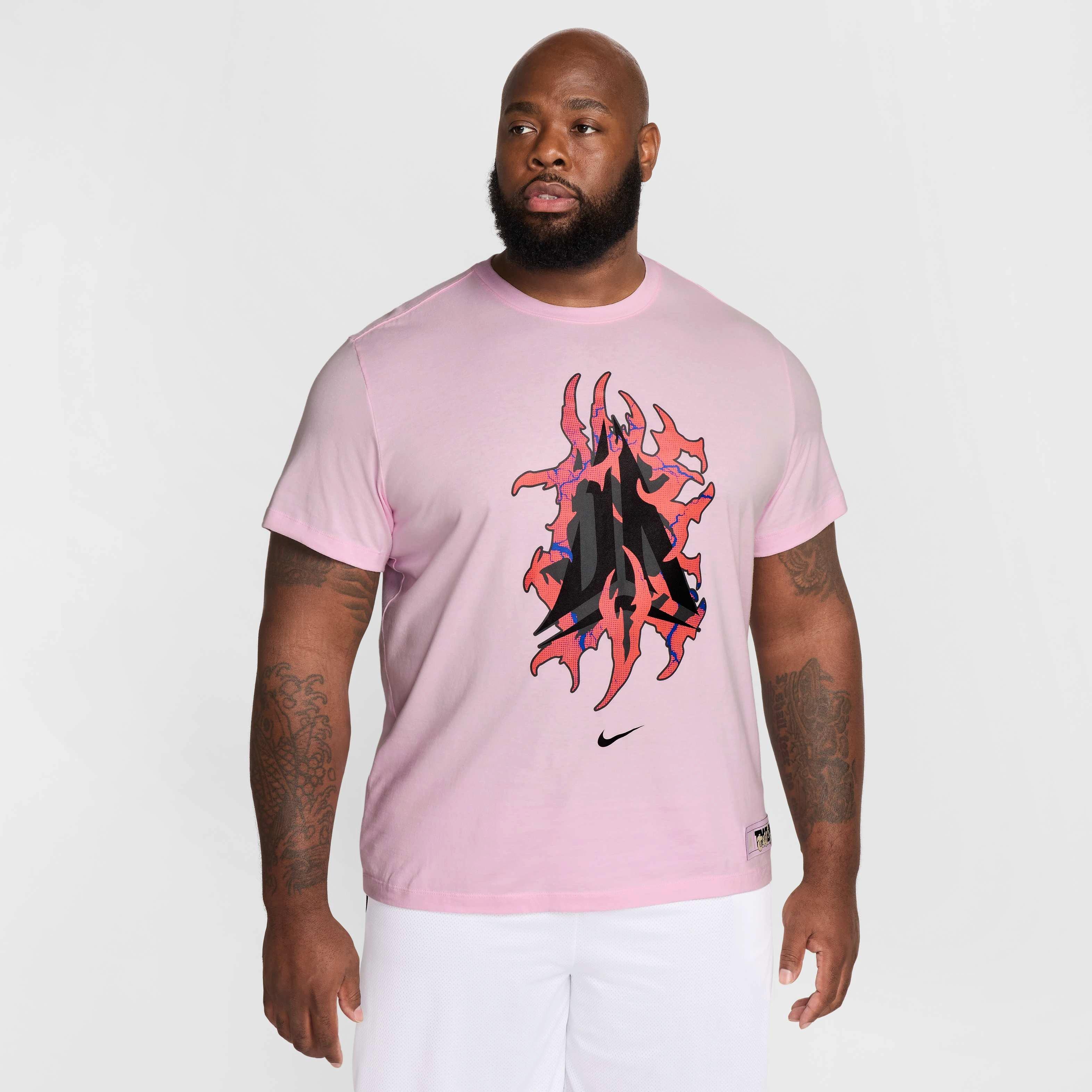 Ja Men's Basketball T-Shirt - PINK Thumbnail View 7