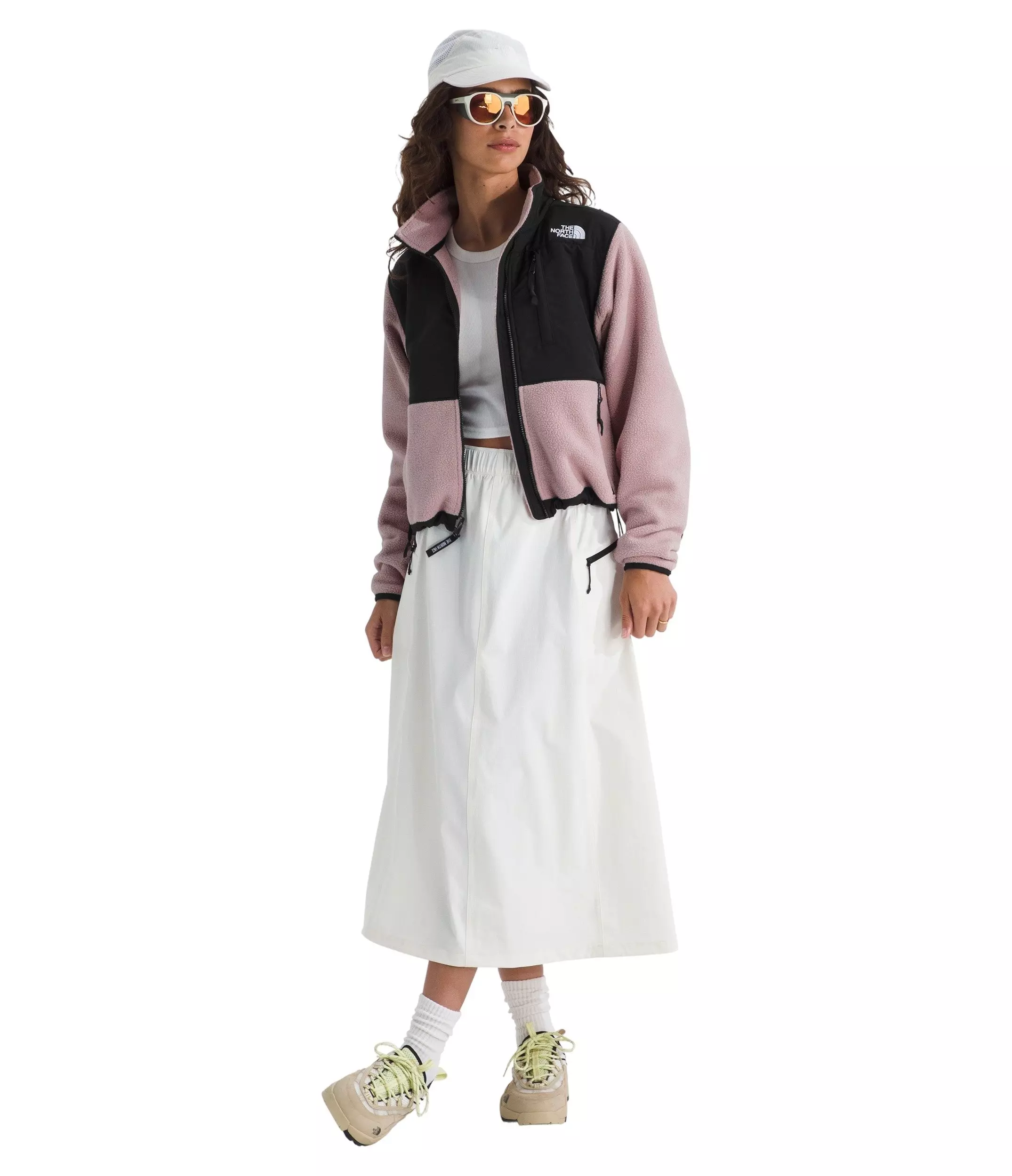 The North Face Women's Retro Denali Jacket -Pink/Black - PINK/BLACK