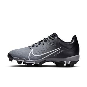 Nike Hyperdiamond 4 Keystone "Black/White/Cool Grey/Volt" Women's Softball Cleat