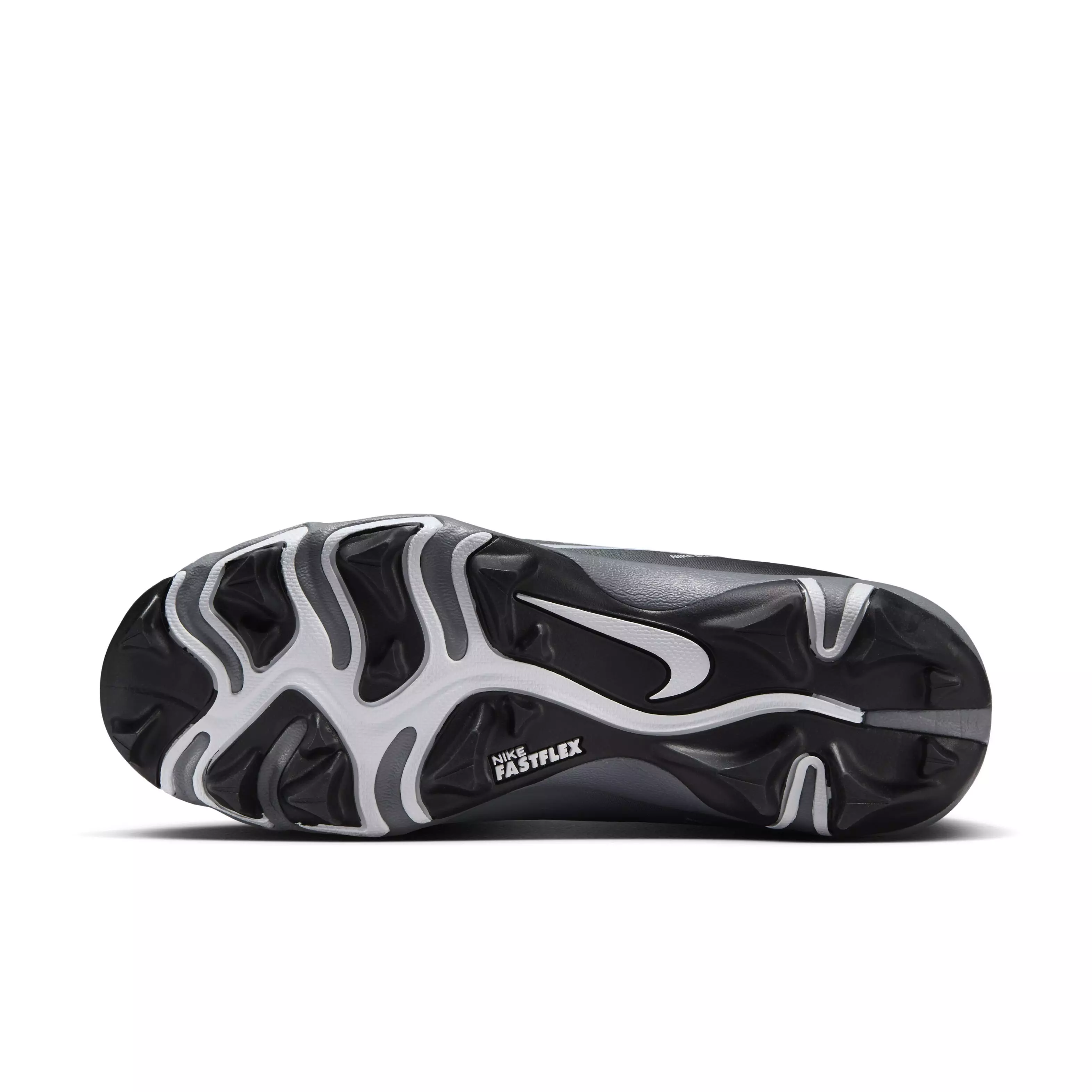 Nike Hyperdiamond 4 Keystone "Black/White/Cool Grey/Volt" Women's Softball Cleat - BLACK/WHITE/GREY/VOLT