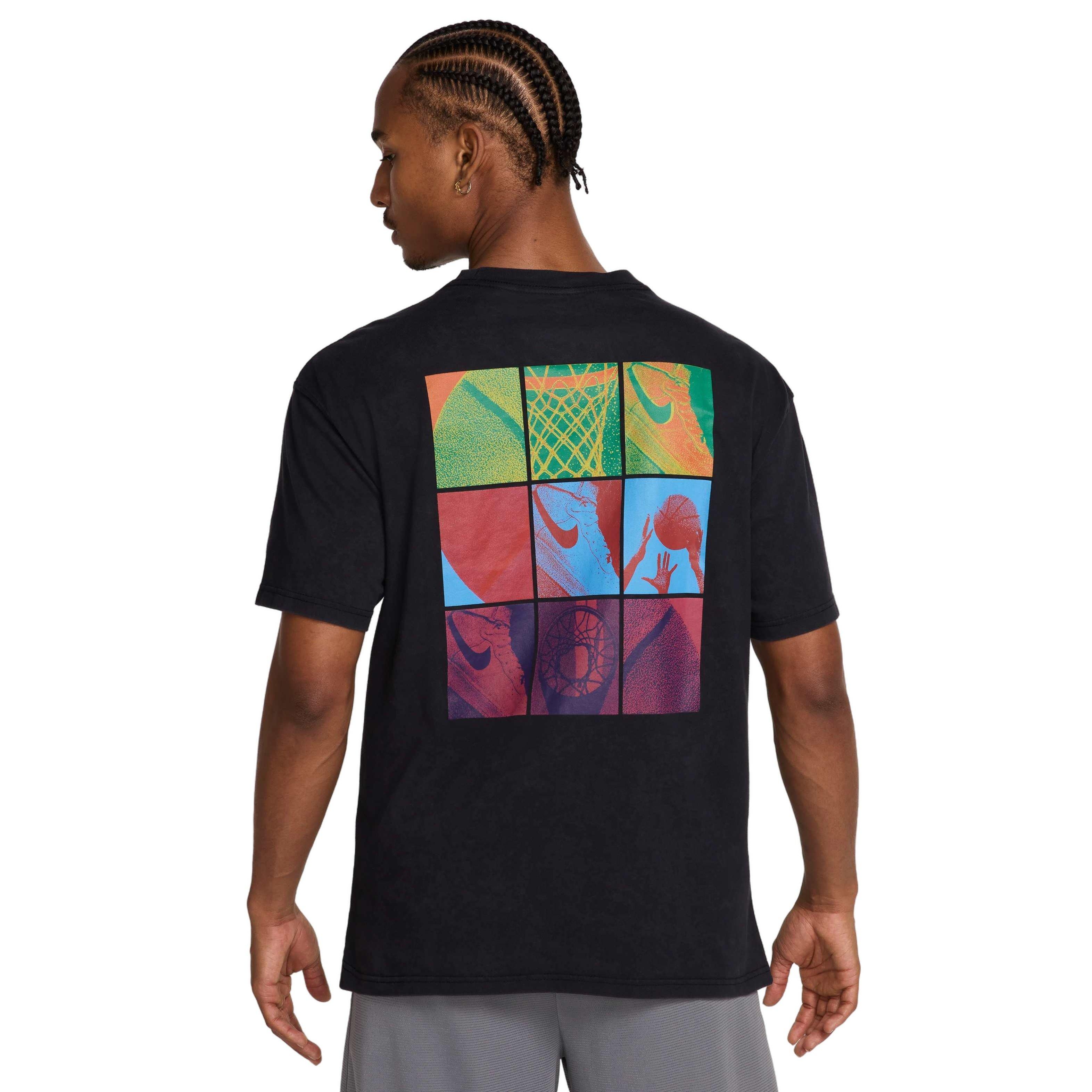 Nike Men's Max90 OC 1 Basketball T-Shirt - BLACK Thumbnail View 2